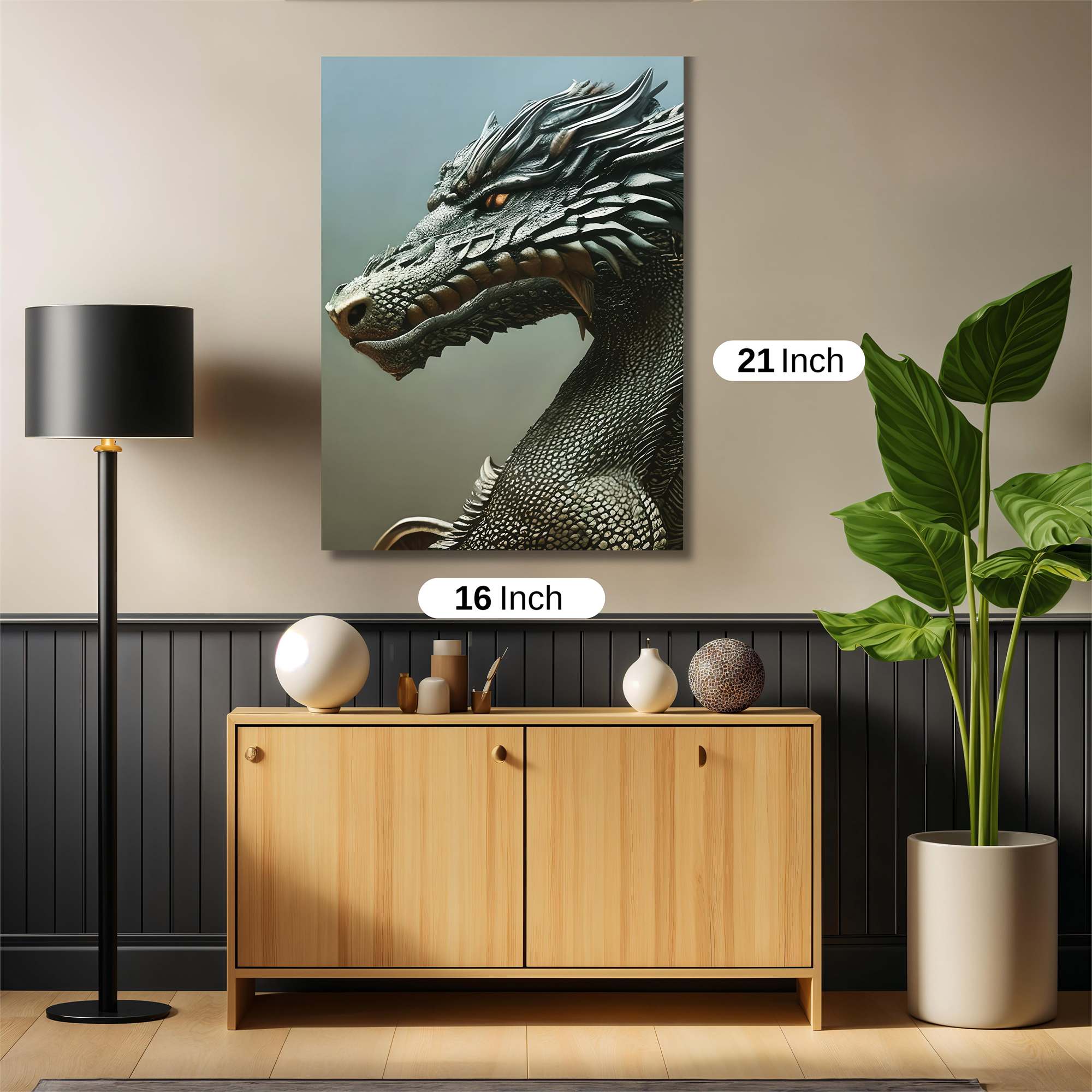 Dragon Menace Safe Wall Magnetic / M