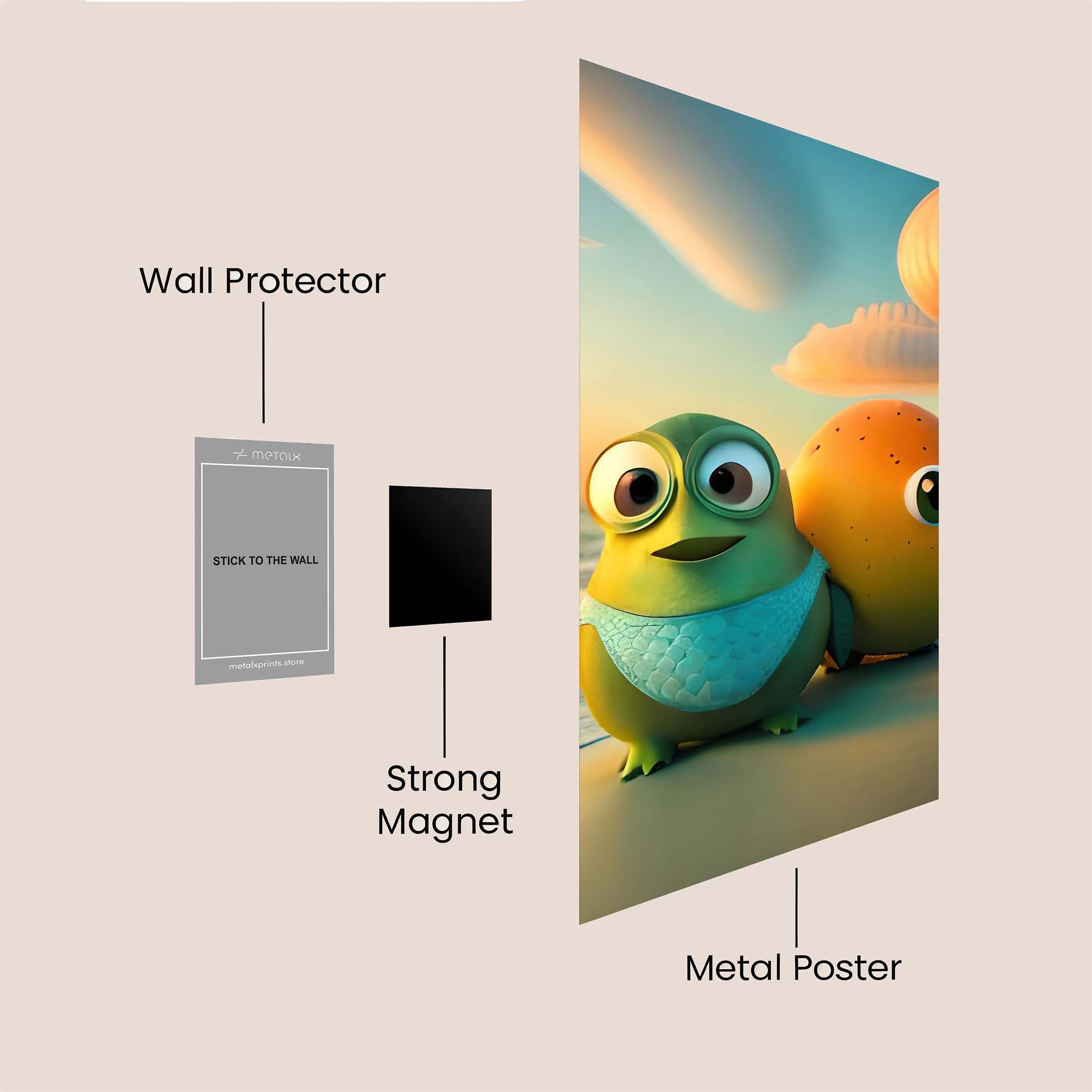 Penguintastic Adventure Safe Wall Magnetic / M