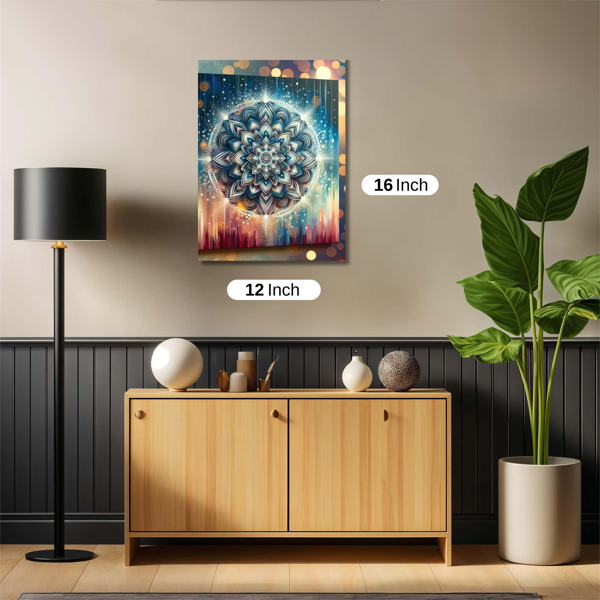 Mandala Radiance Safe Wall Magnetic / M
