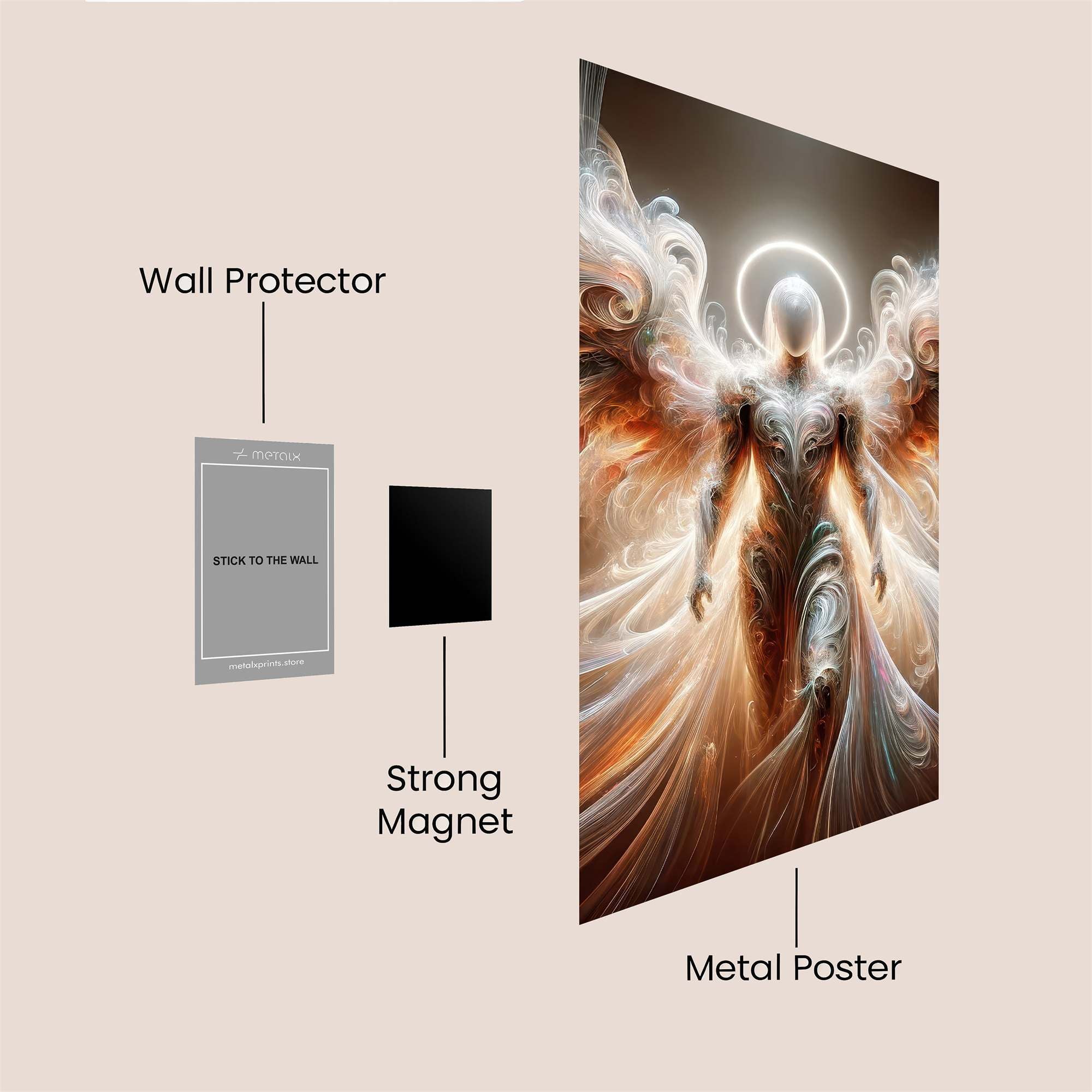 Angelic Radiance Safe Wall Magnetic / M