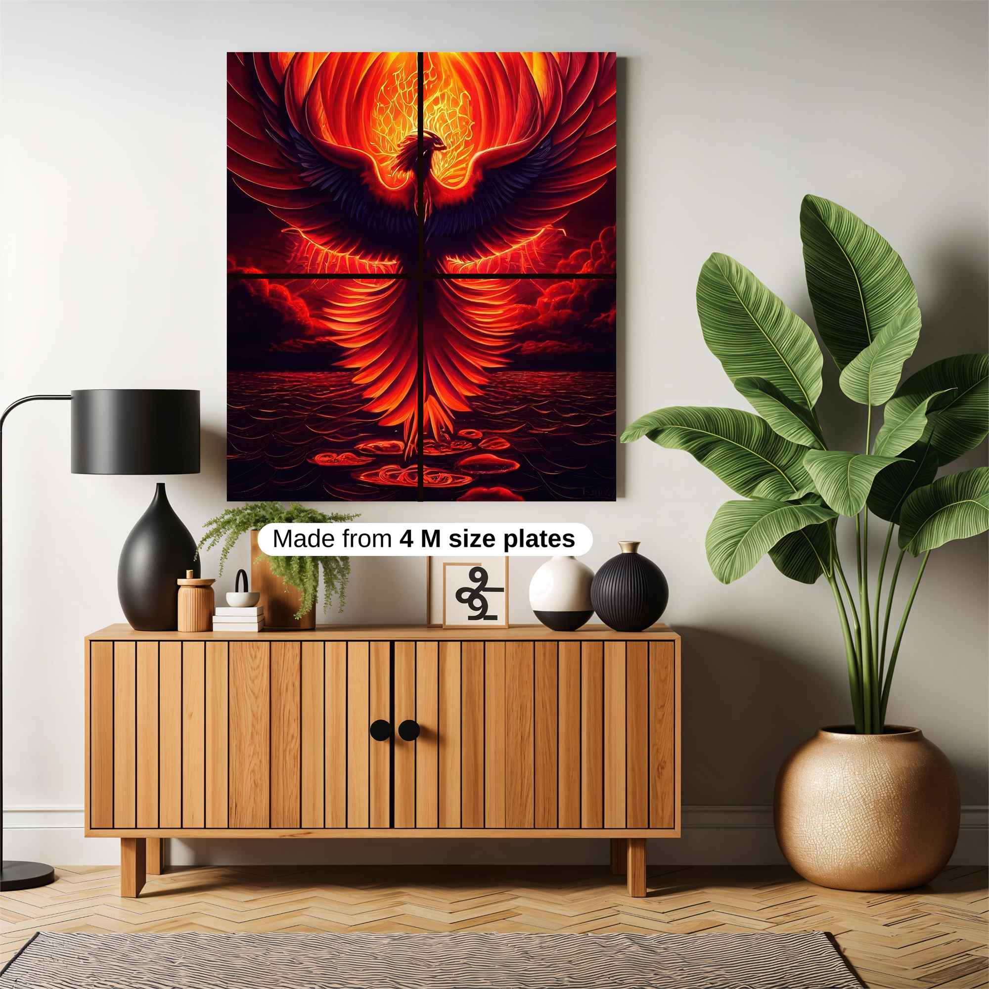 Phoenix Rebirth Safe Wall Magnetic / M