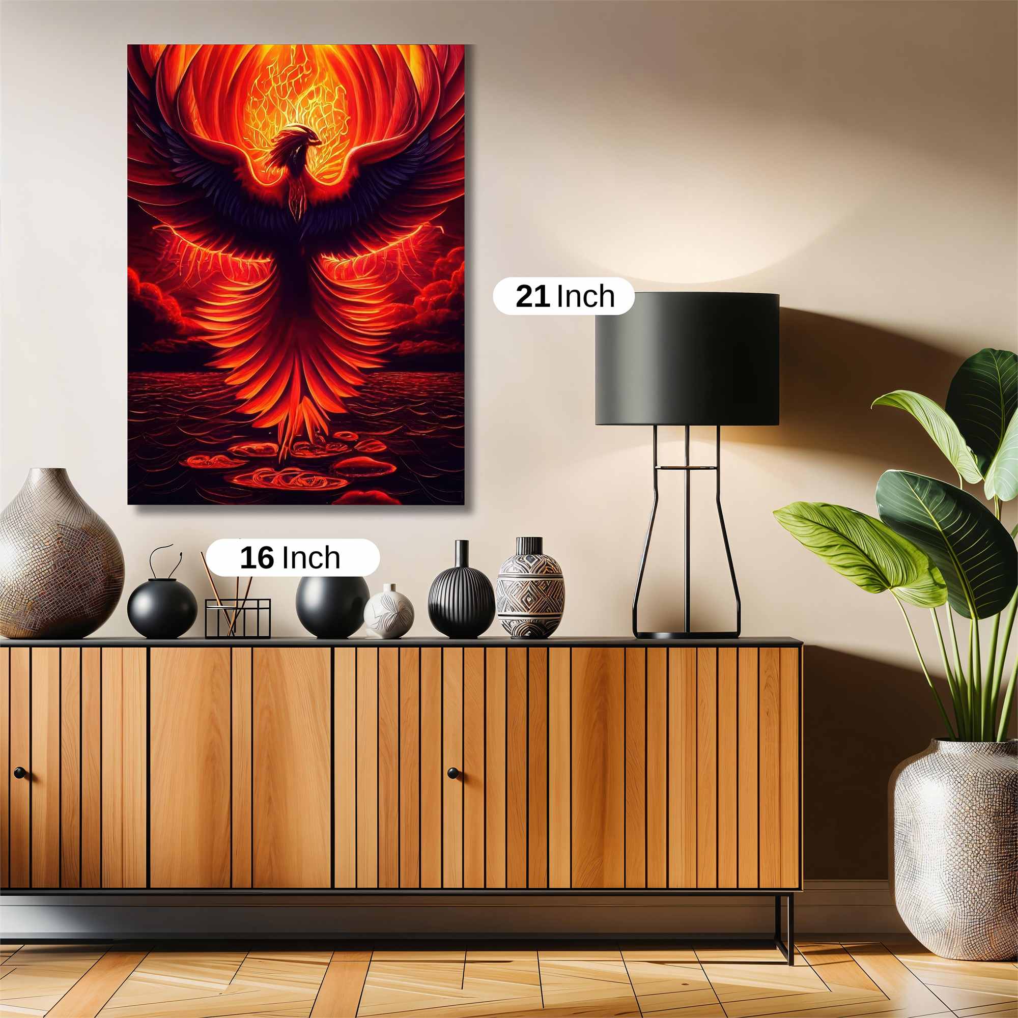 Phoenix Rebirth Safe Wall Magnetic / M