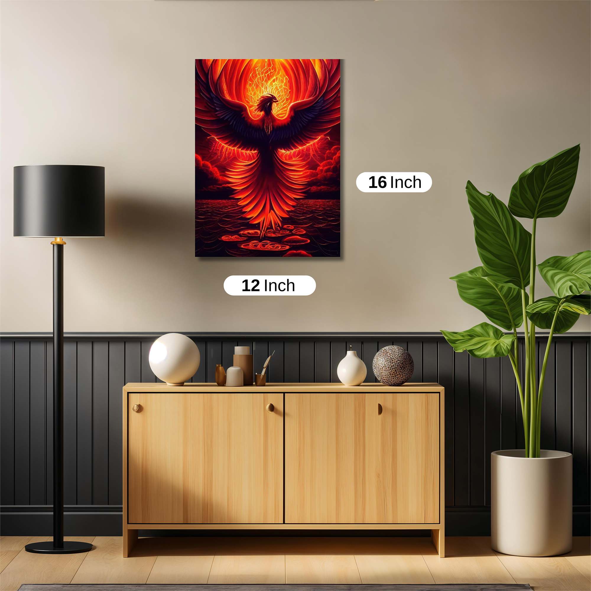 Phoenix Rebirth Safe Wall Magnetic / M