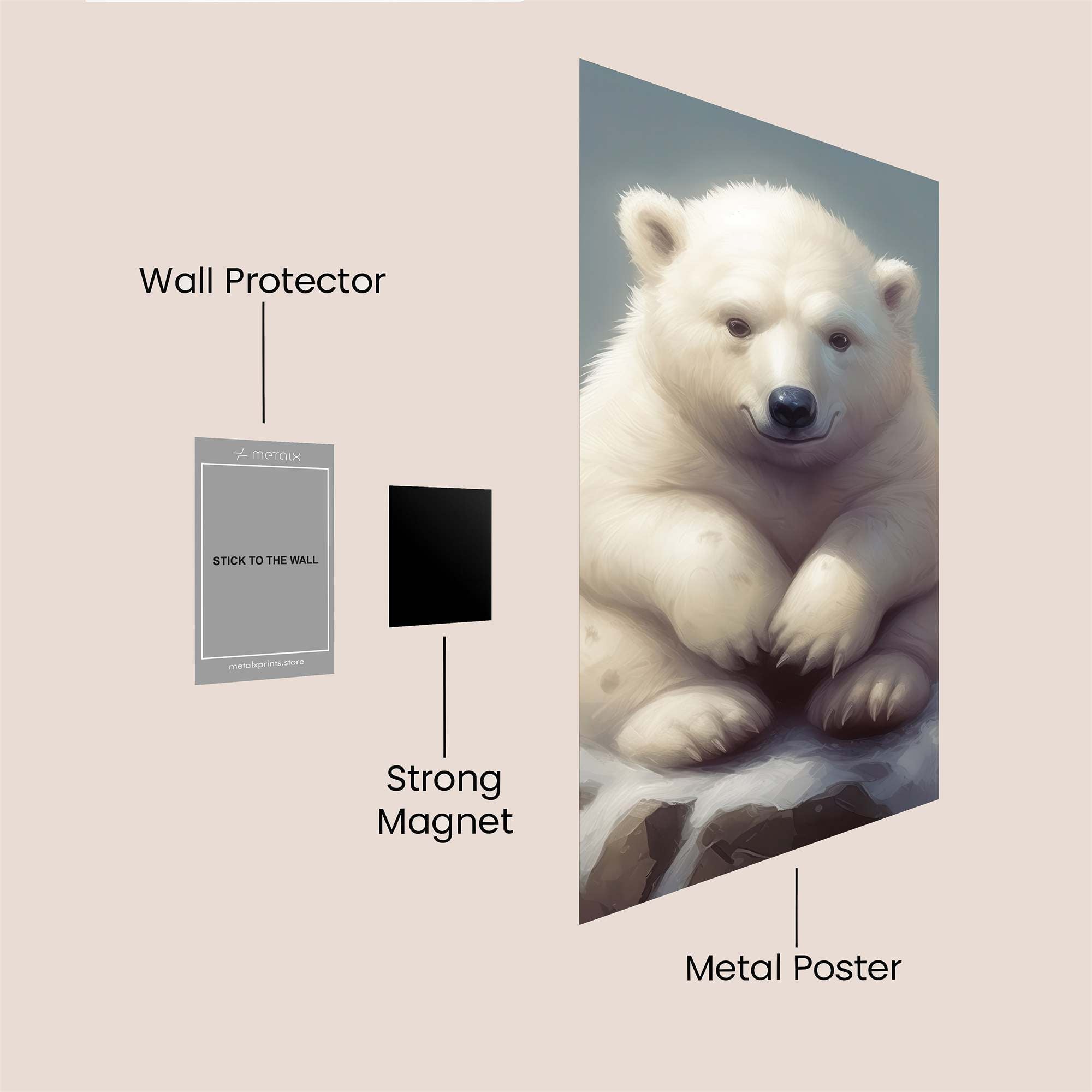 Polar Serenity Safe Wall Magnetic / M