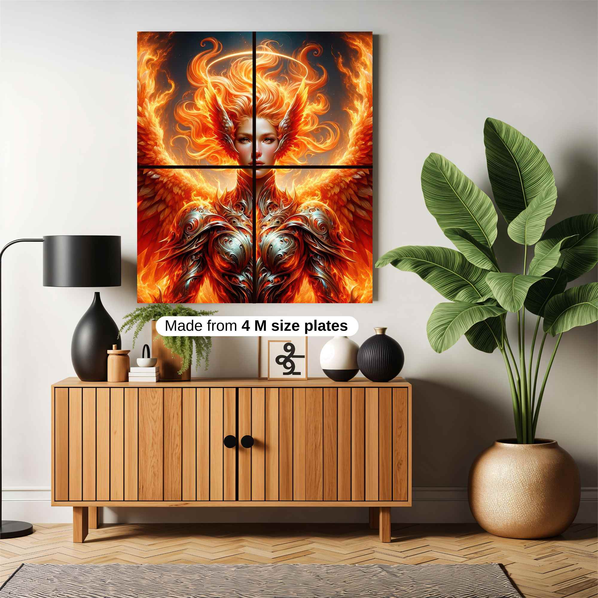 Fiery Seraphim Safe Wall Magnetic / M