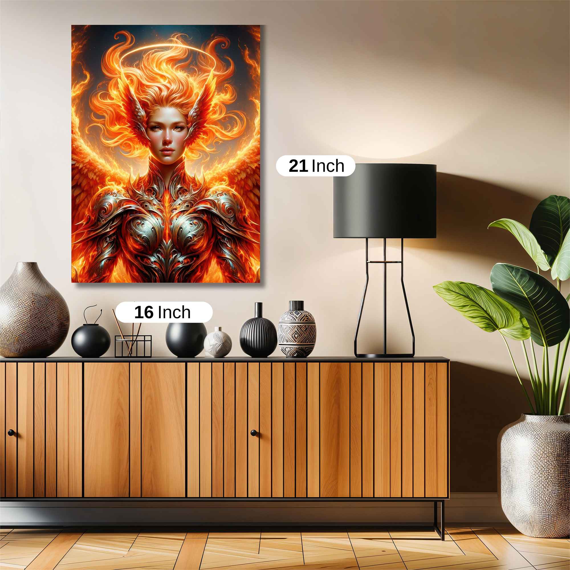 Fiery Seraphim Safe Wall Magnetic / M