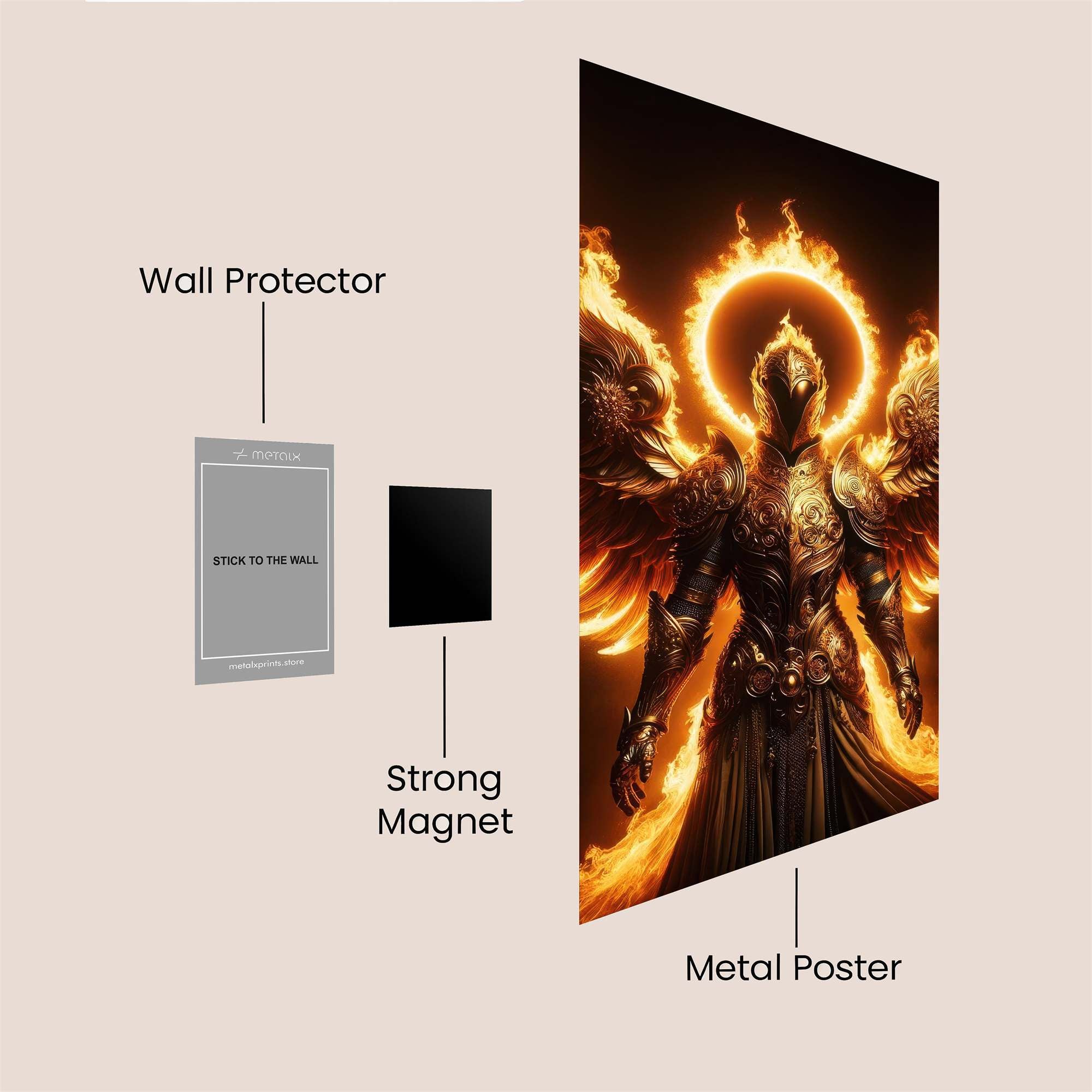 Archangel Blaze Safe Wall Magnetic / M