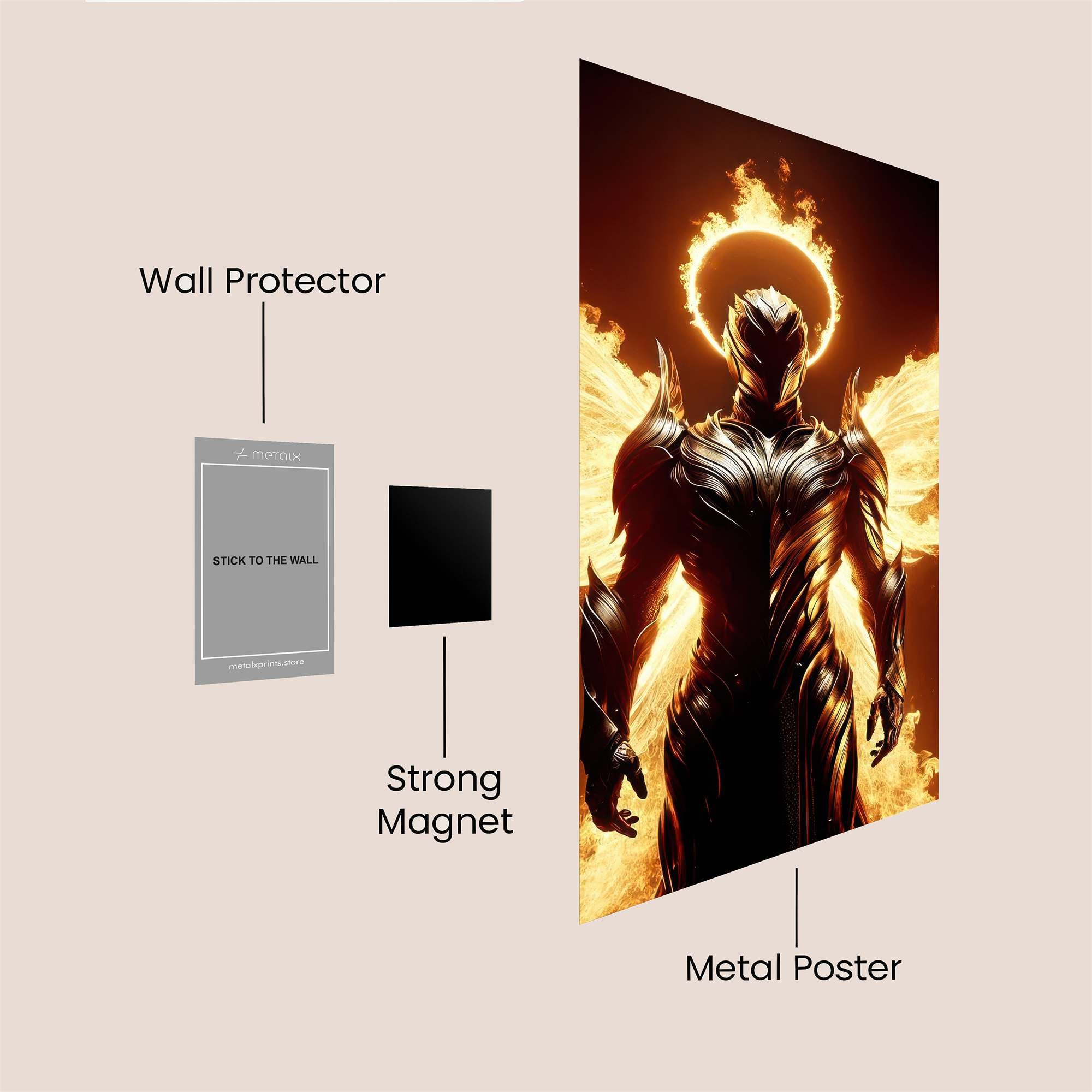 Phoenix Resplendent Safe Wall Magnetic / M