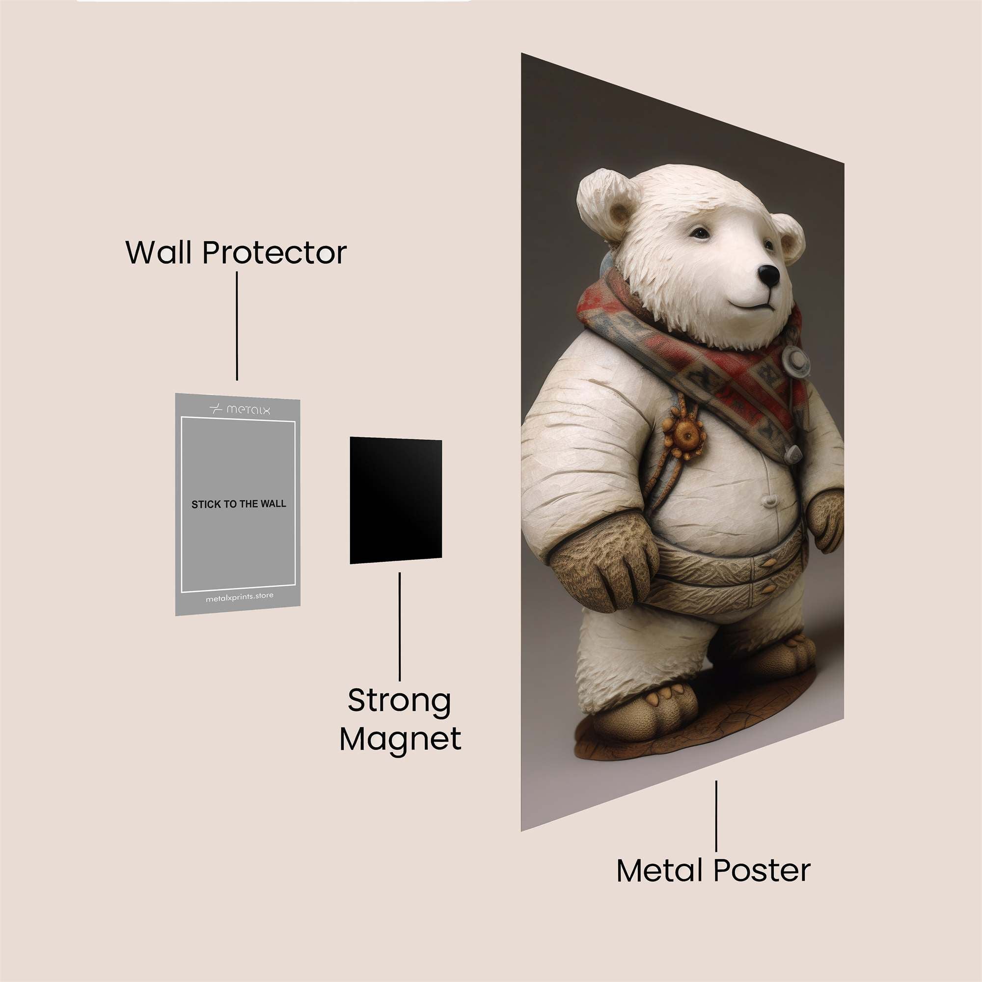 Polar Adventurer Safe Wall Magnetic / M