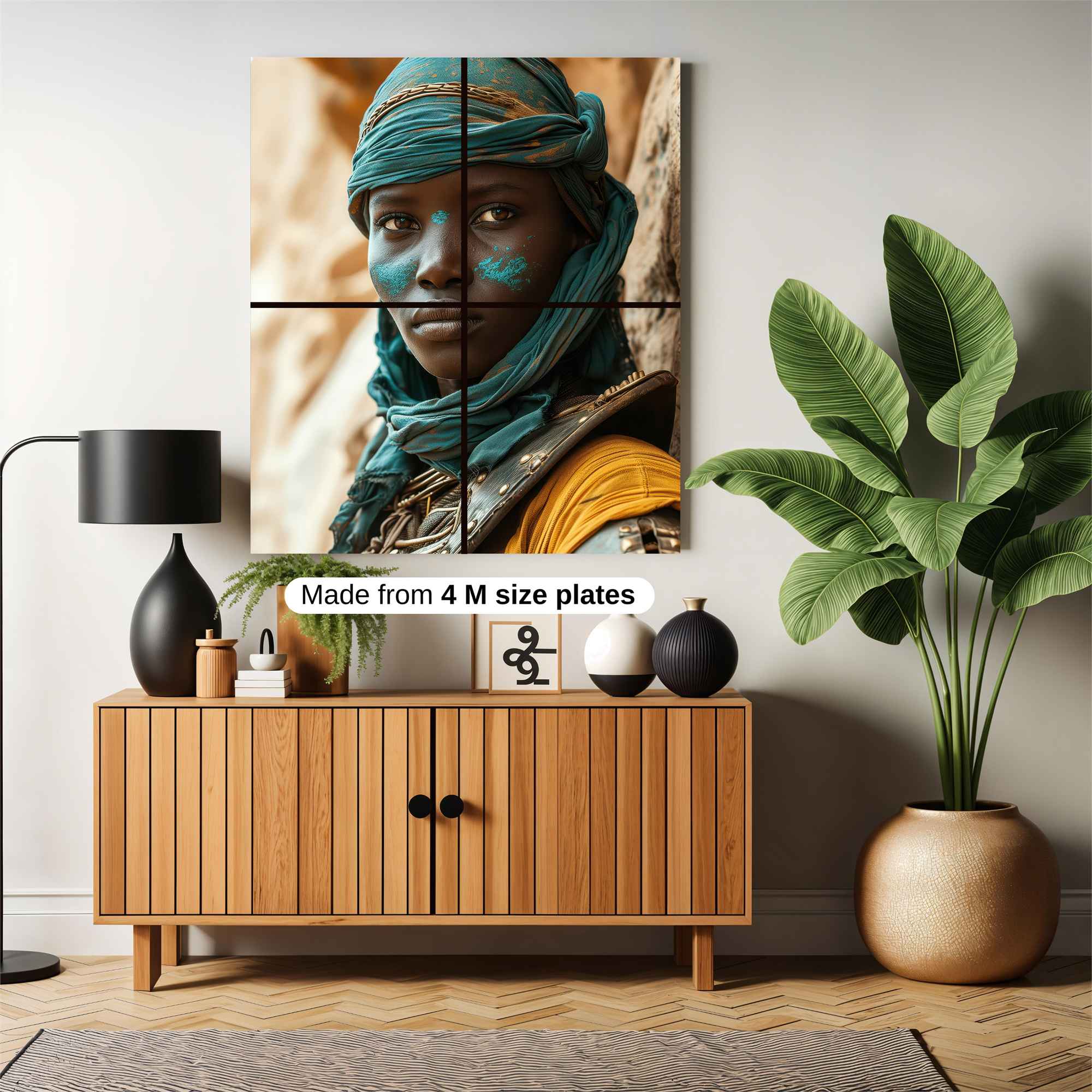 Desert Warrior Safe Wall Magnetic / M