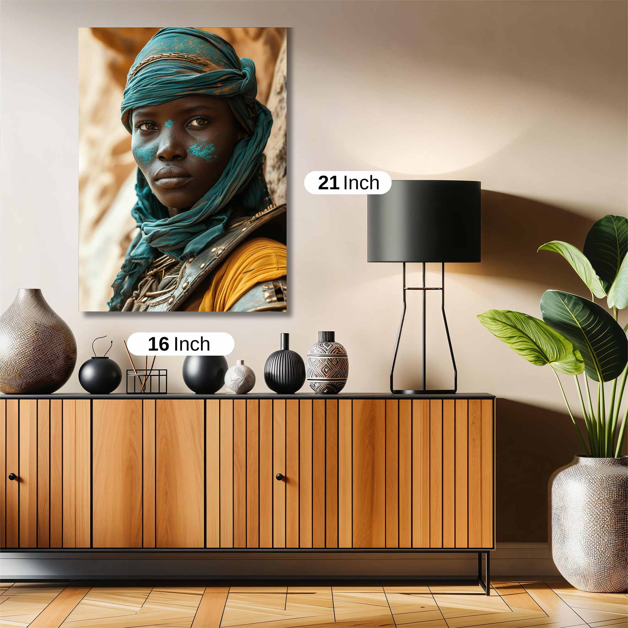 Desert Warrior Safe Wall Magnetic / M