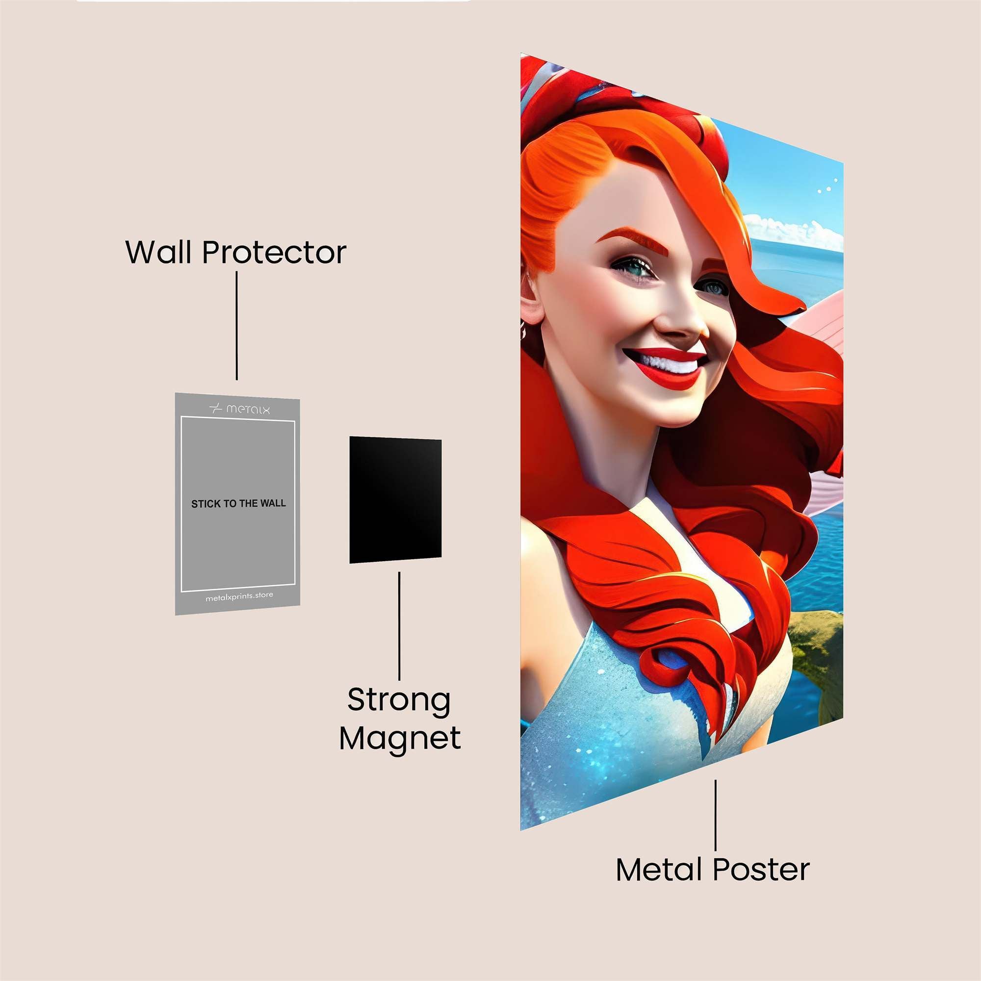 Fairy Whimsy Safe Wall Magnetic / M