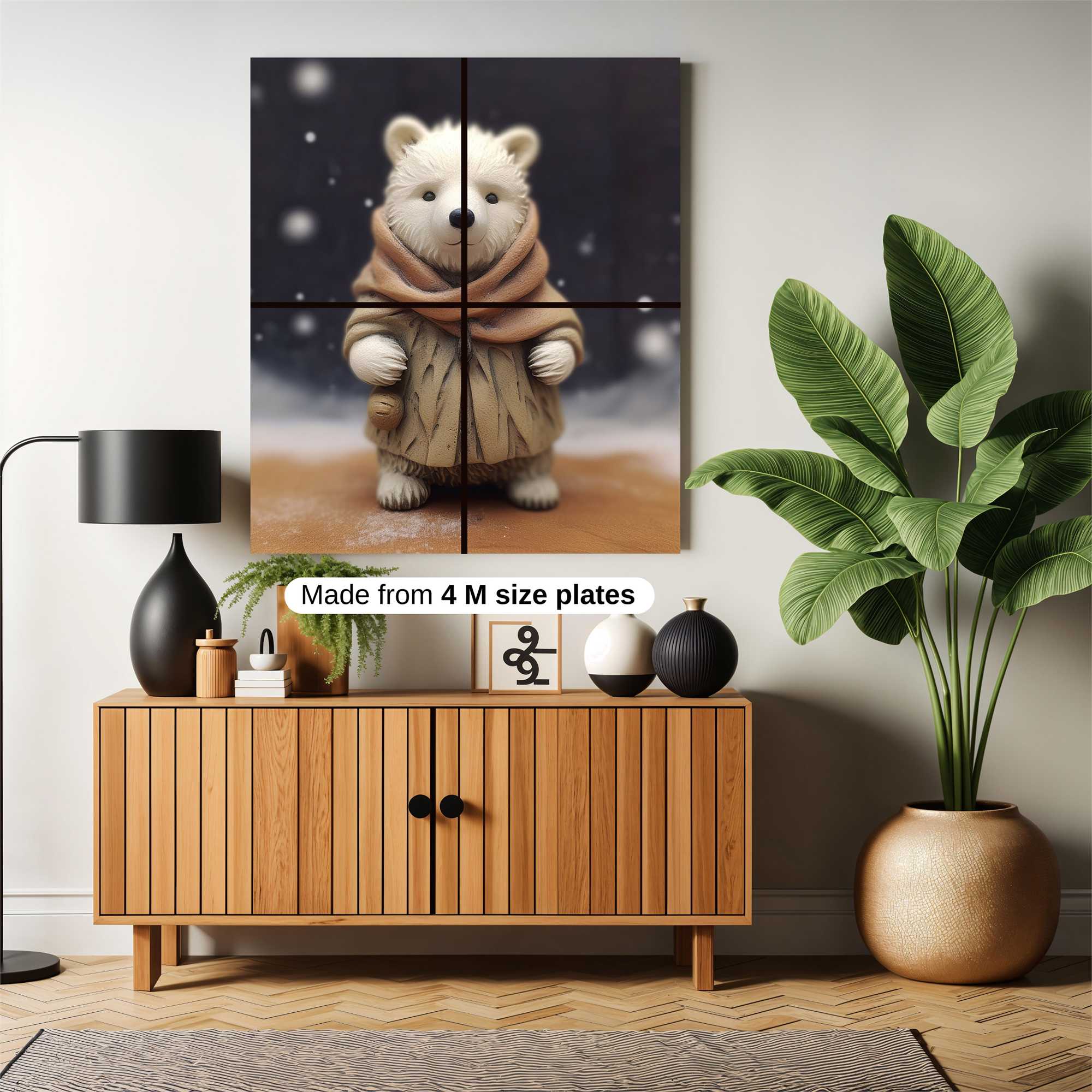 Bear Serenity Safe Wall Magnetic / M