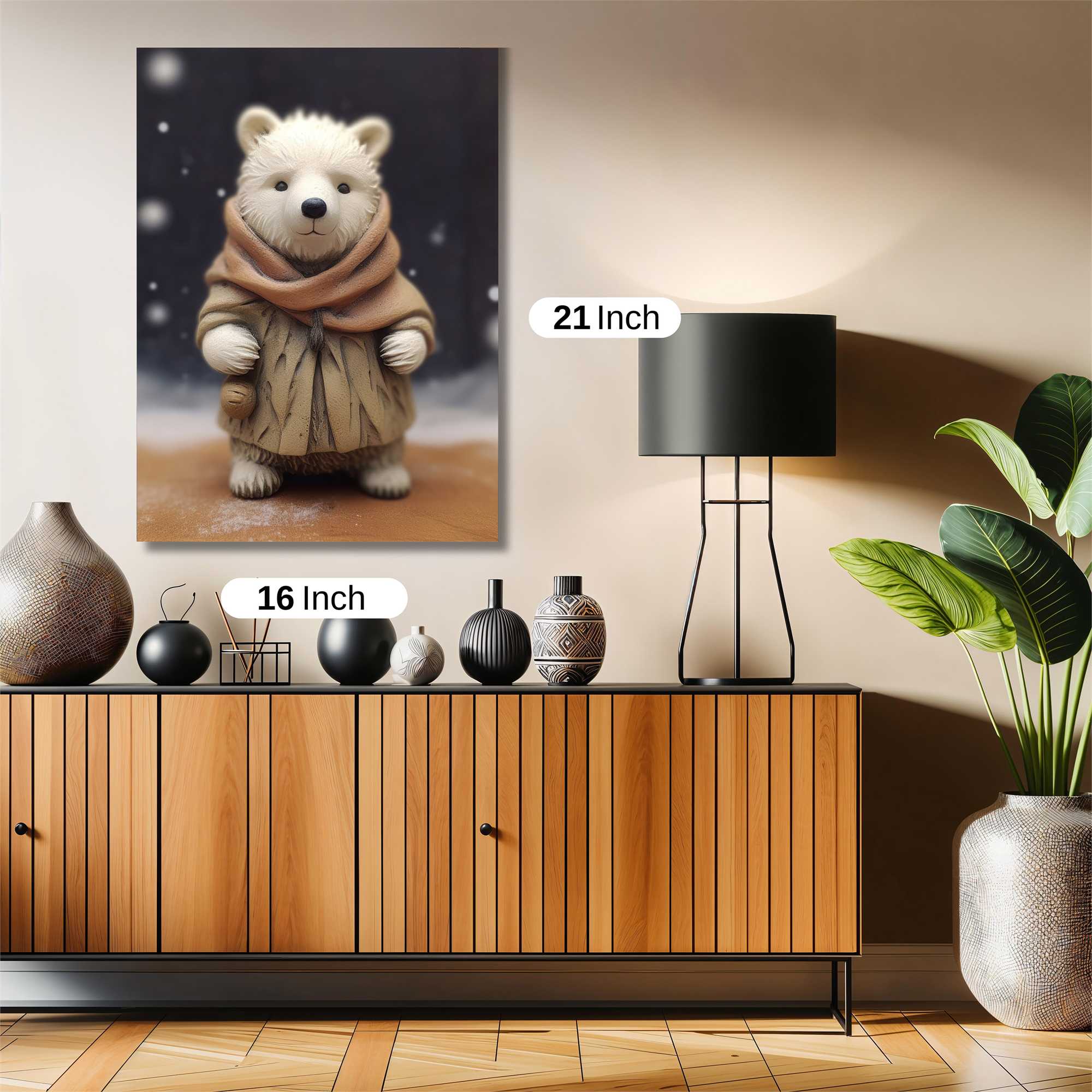 Bear Serenity Safe Wall Magnetic / M
