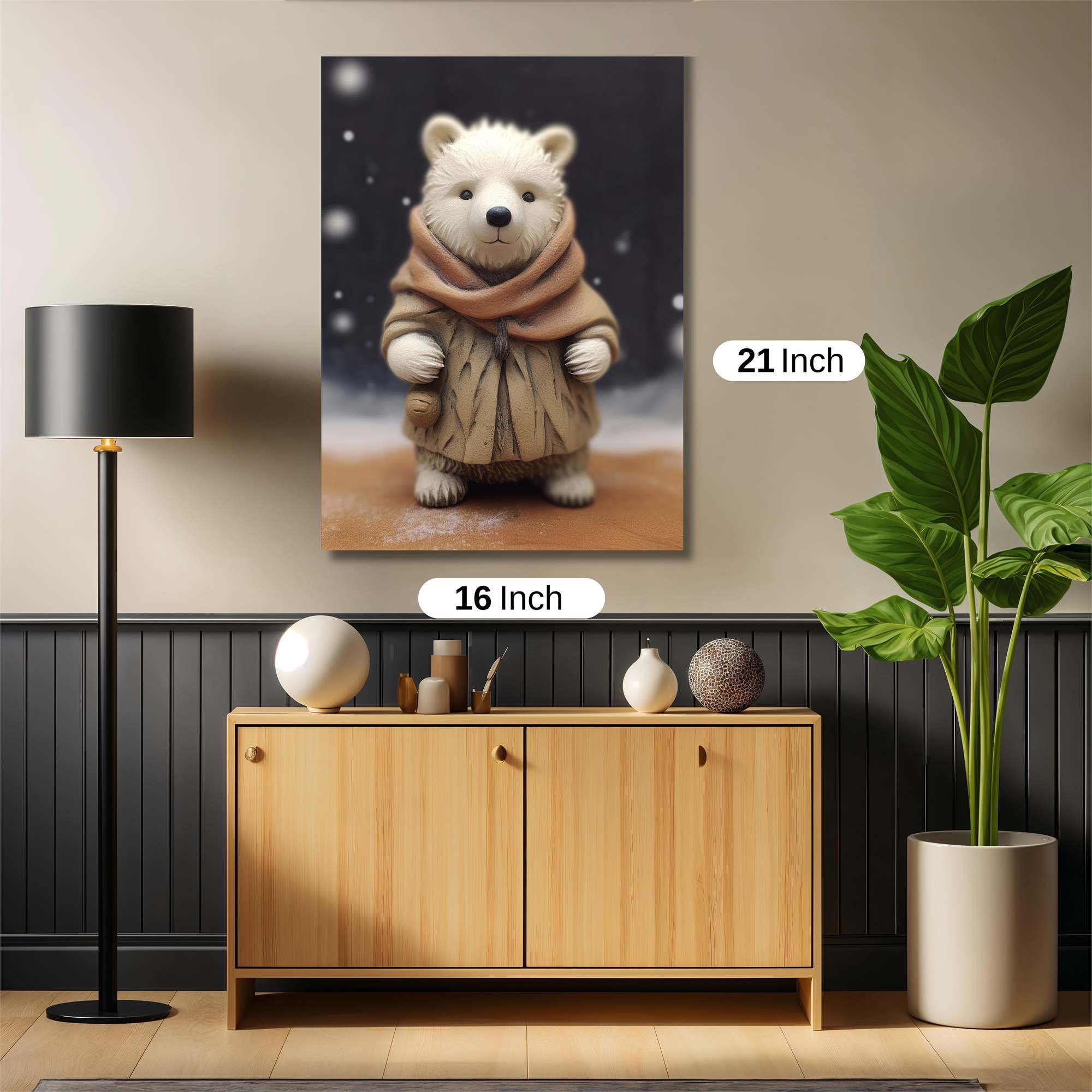 Bear Serenity Safe Wall Magnetic / M