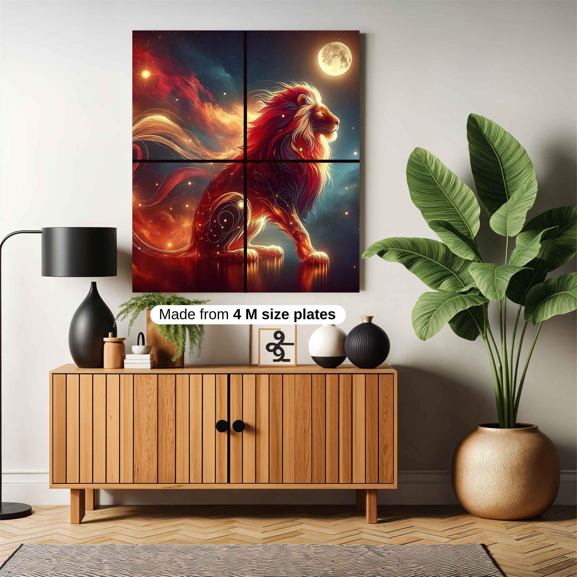 Lion Blaze Safe Wall Magnetic / M