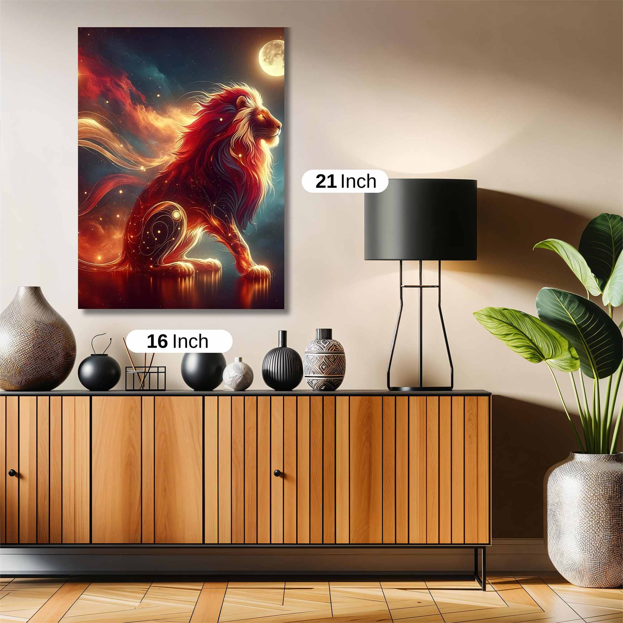 Lion Blaze Safe Wall Magnetic / M