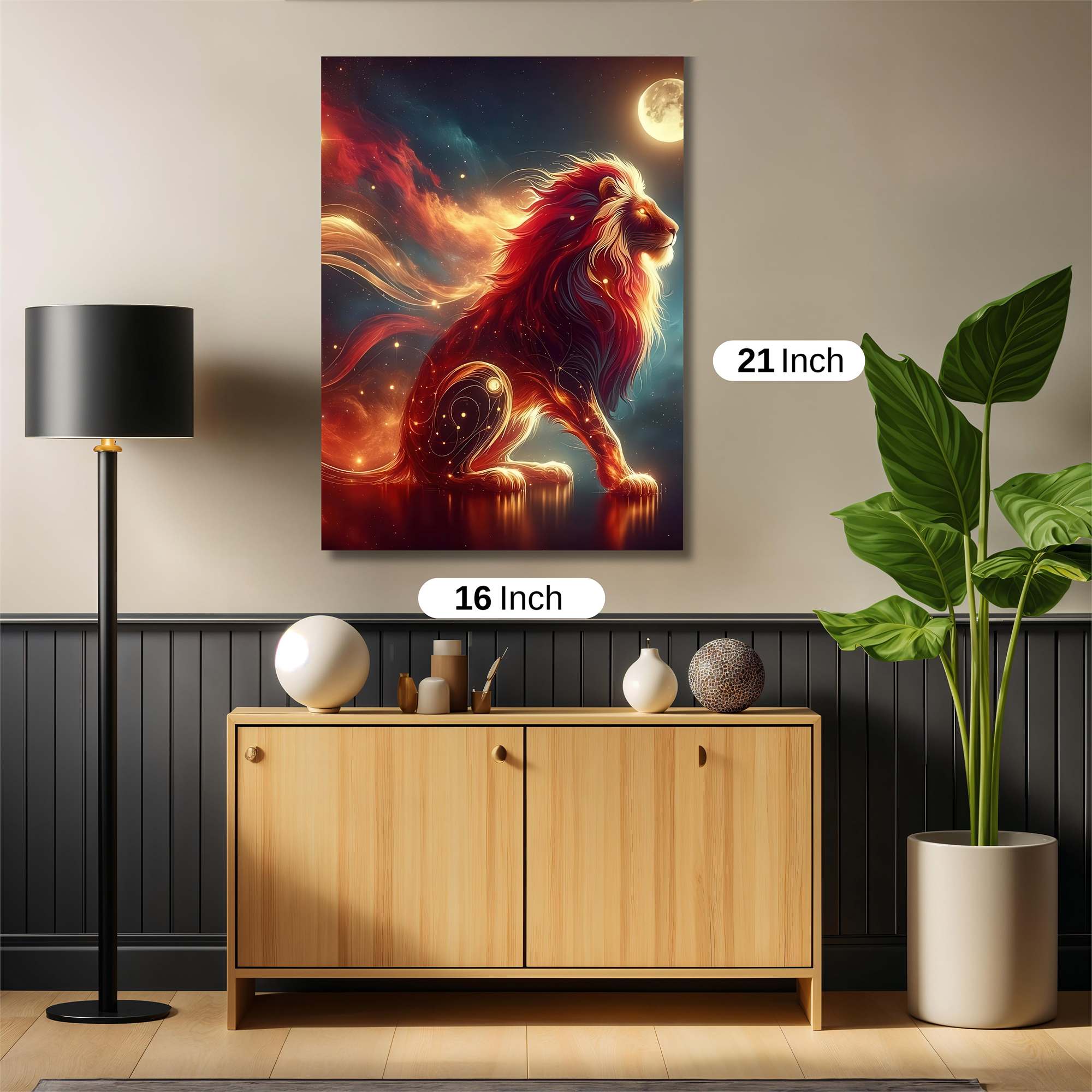 Lion Blaze Safe Wall Magnetic / M