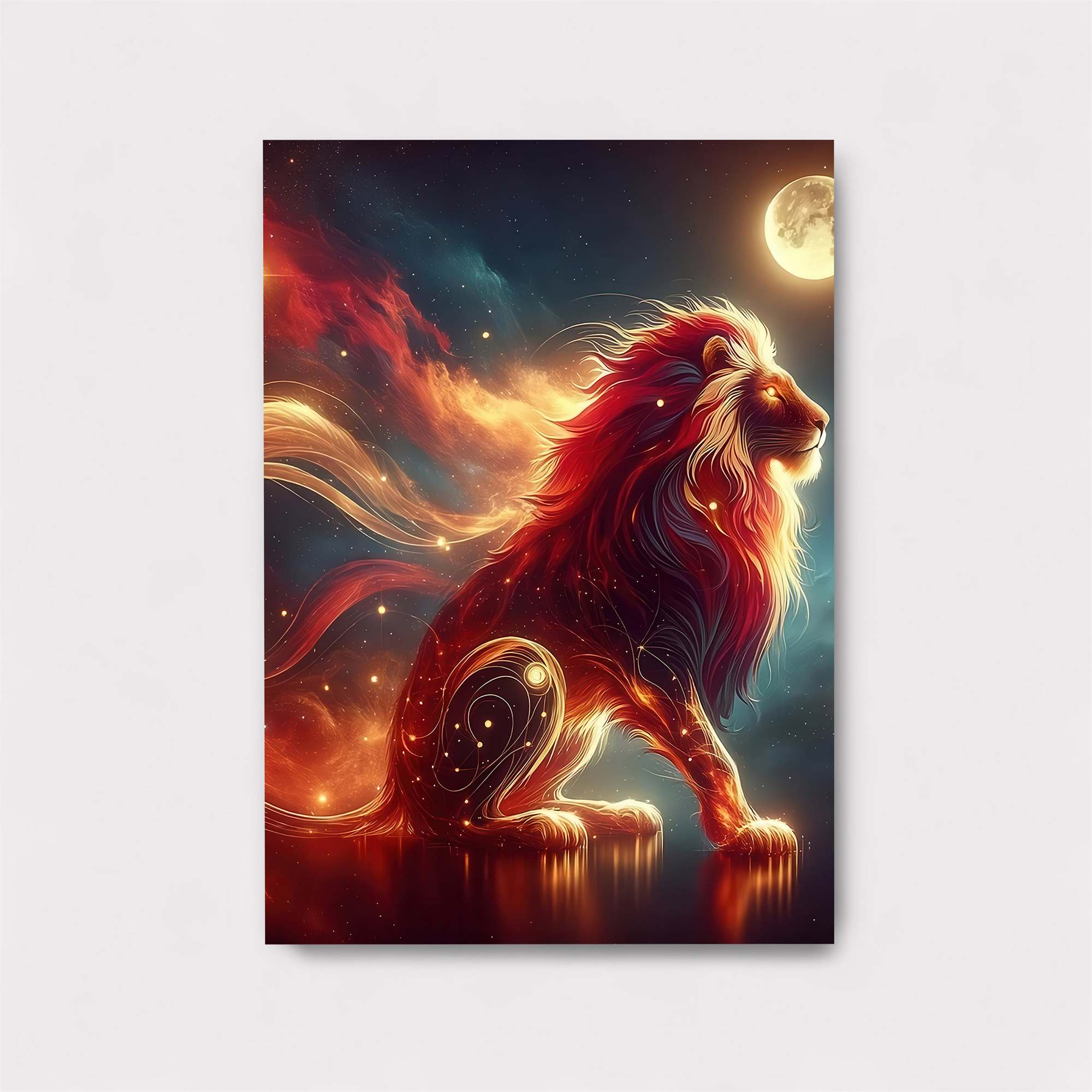 Lion Blaze Safe Wall Magnetic / M