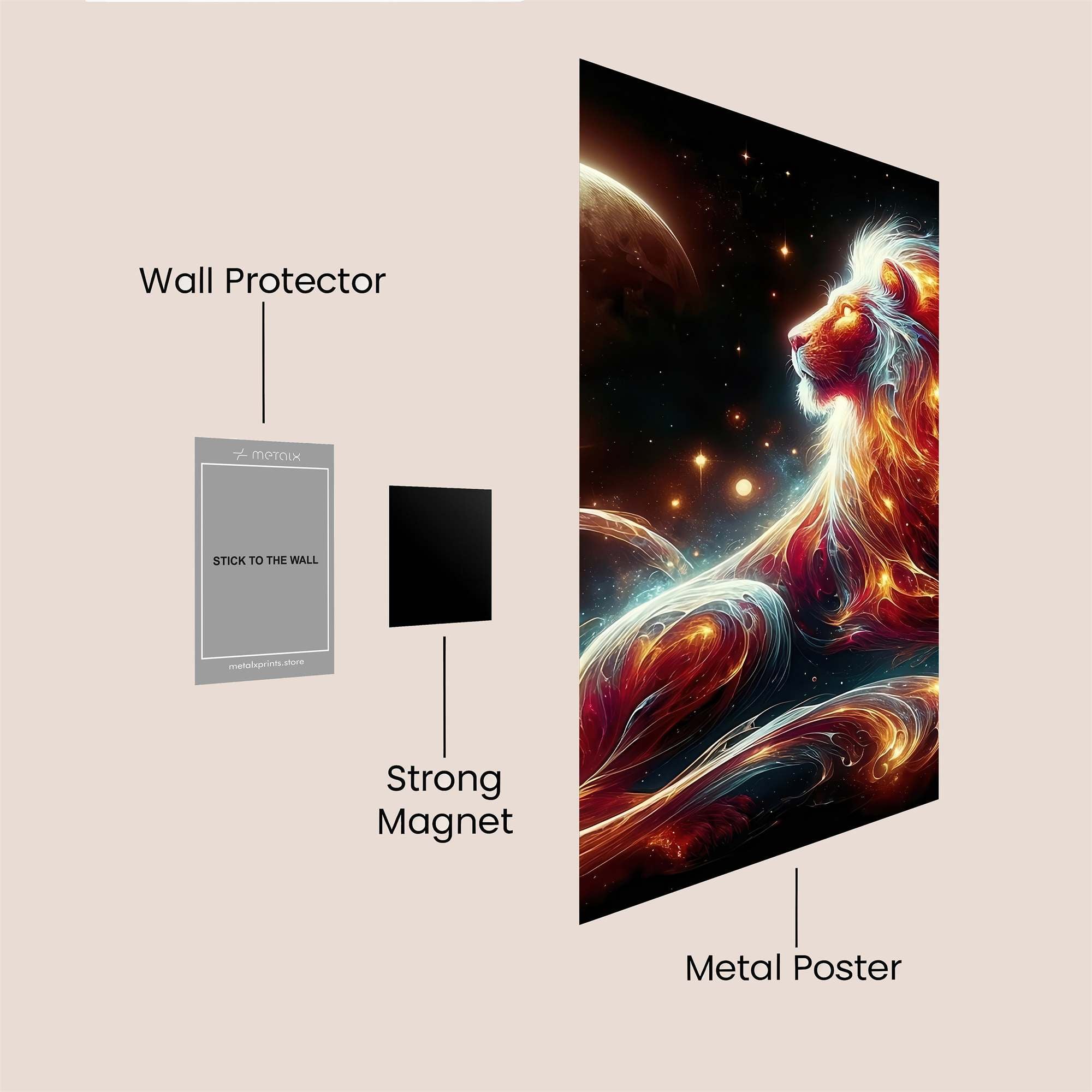 Leo Luminos Safe Wall Magnetic / M