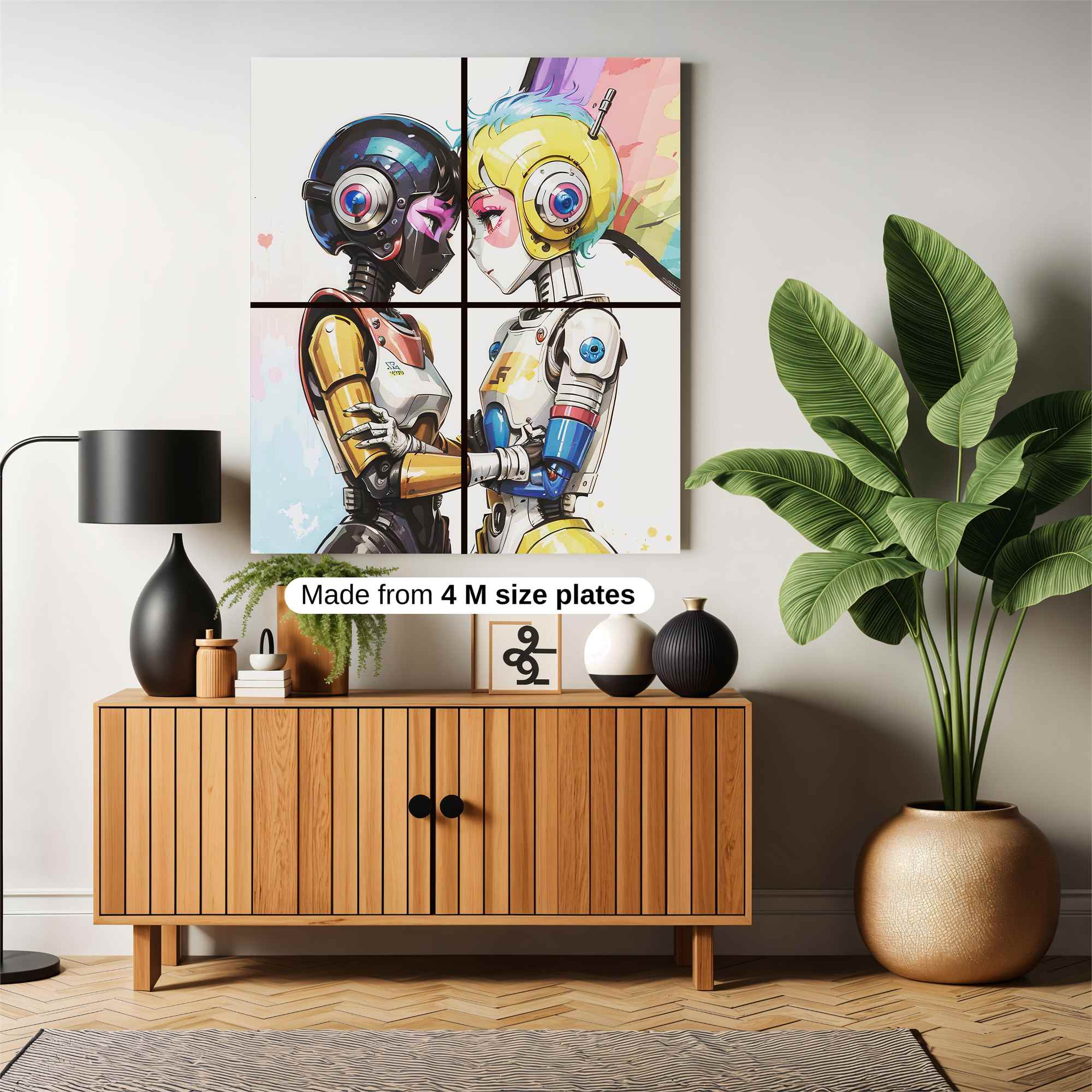 Robo Romance Safe Wall Magnetic / M