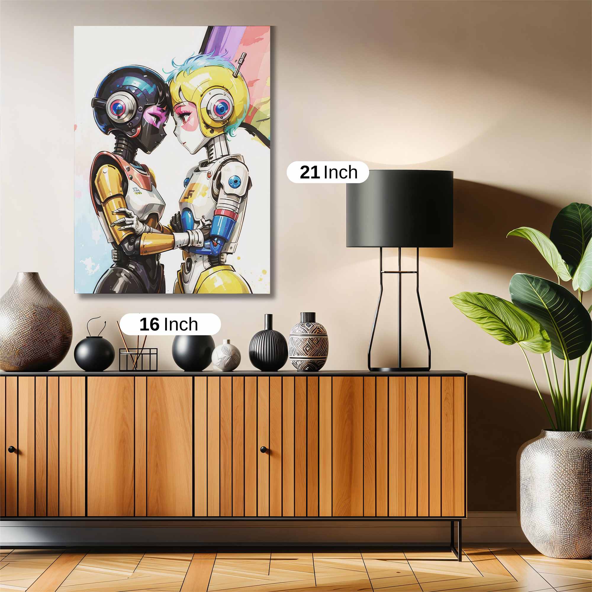 Robo Romance Safe Wall Magnetic / M