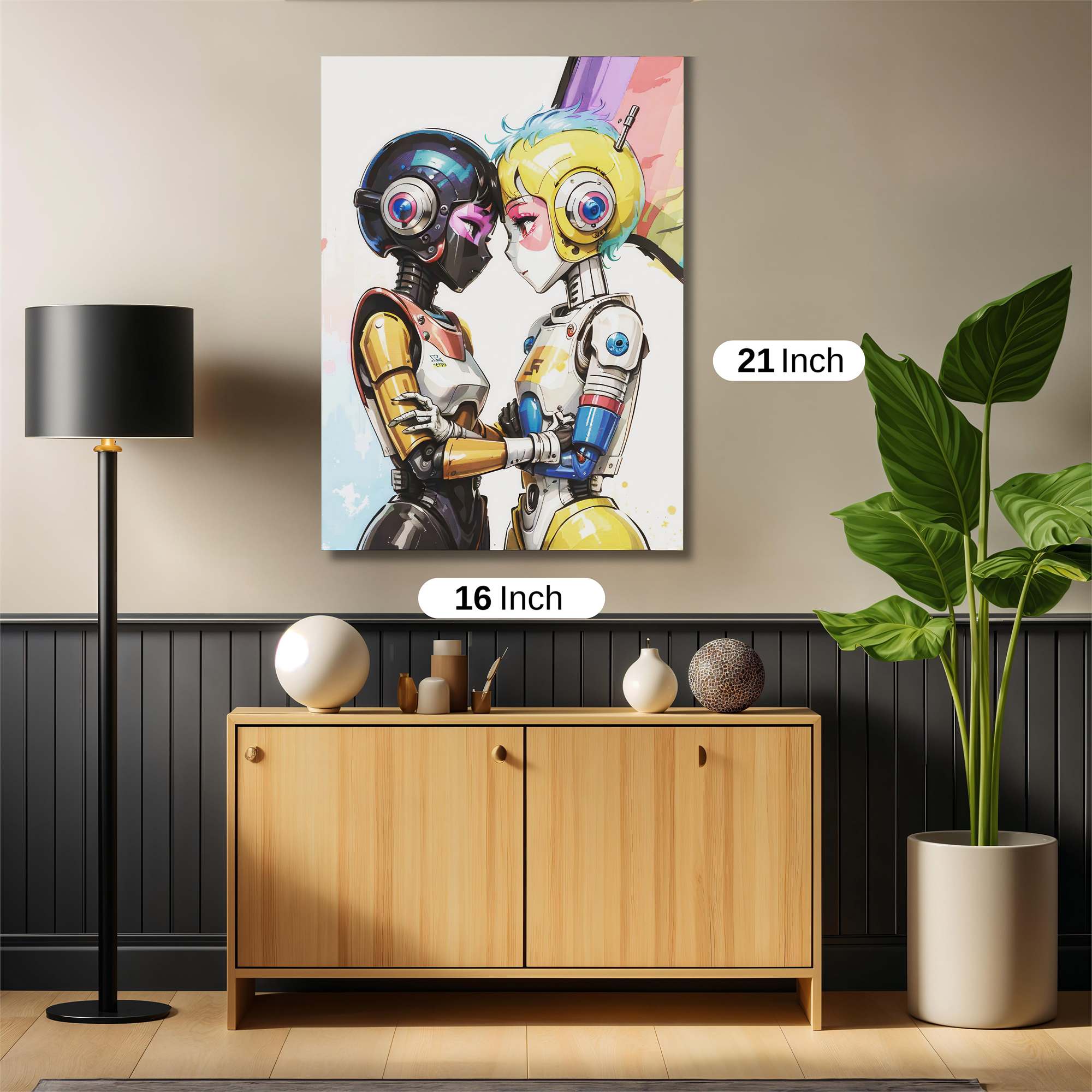 Robo Romance Safe Wall Magnetic / M