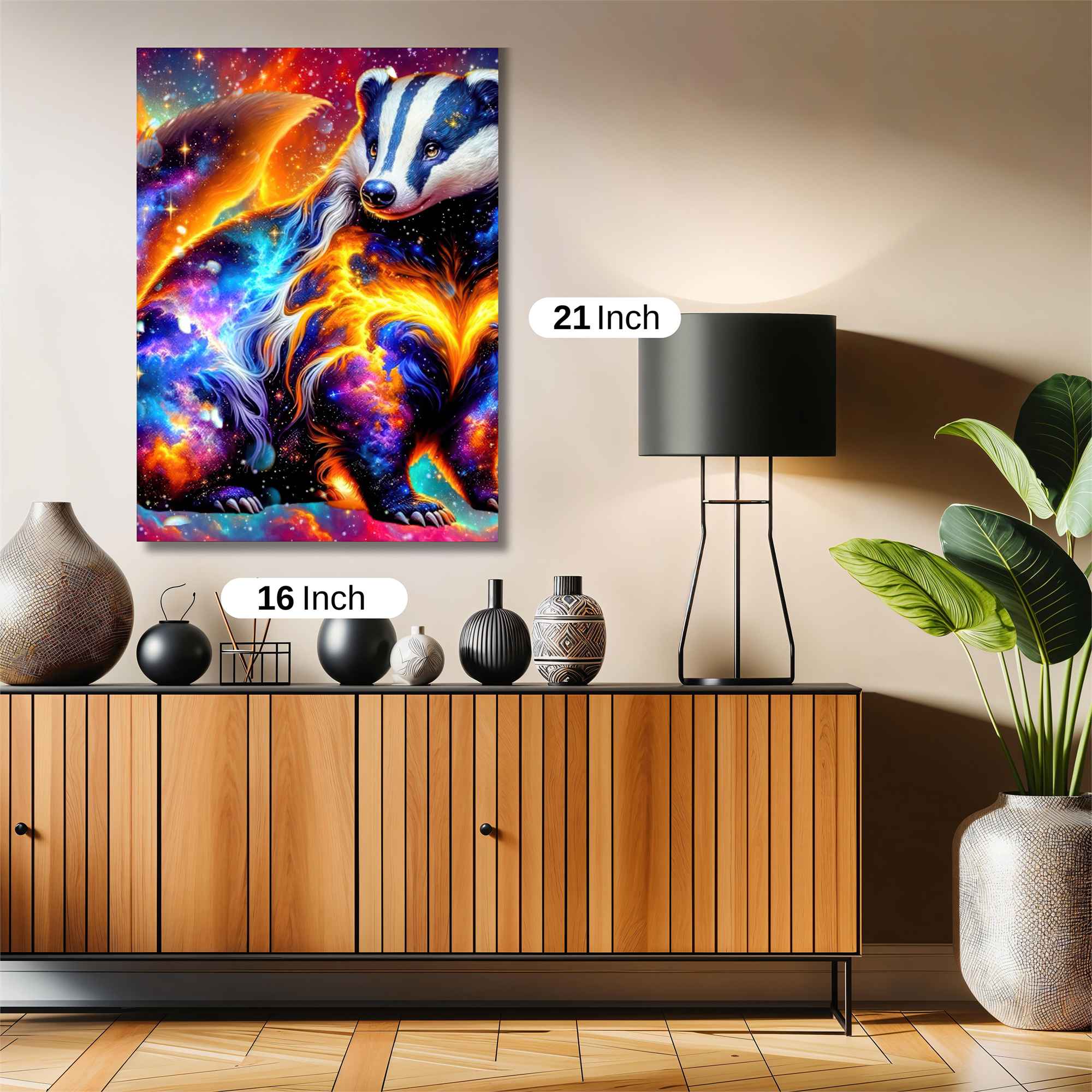 Cosmic Badger Safe Wall Magnetic / M