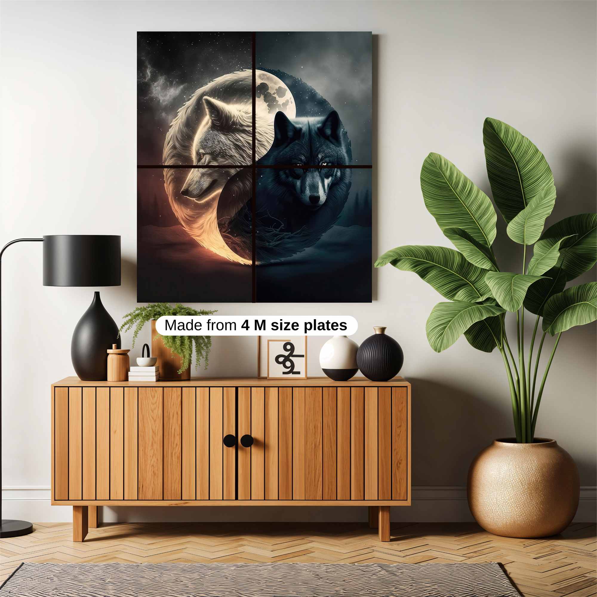 Wolves Duality Safe Wall Magnetic / M