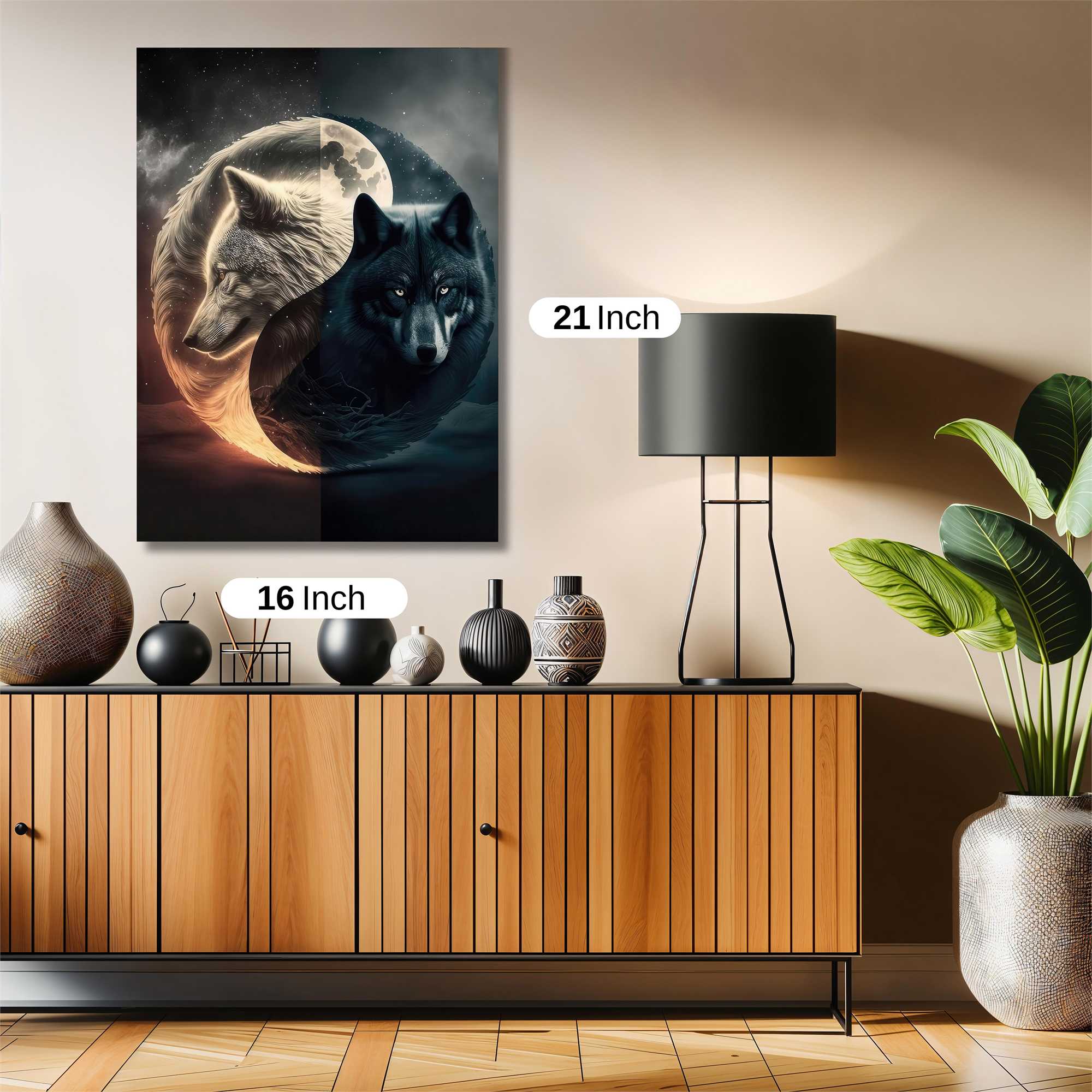 Wolves Duality Safe Wall Magnetic / M