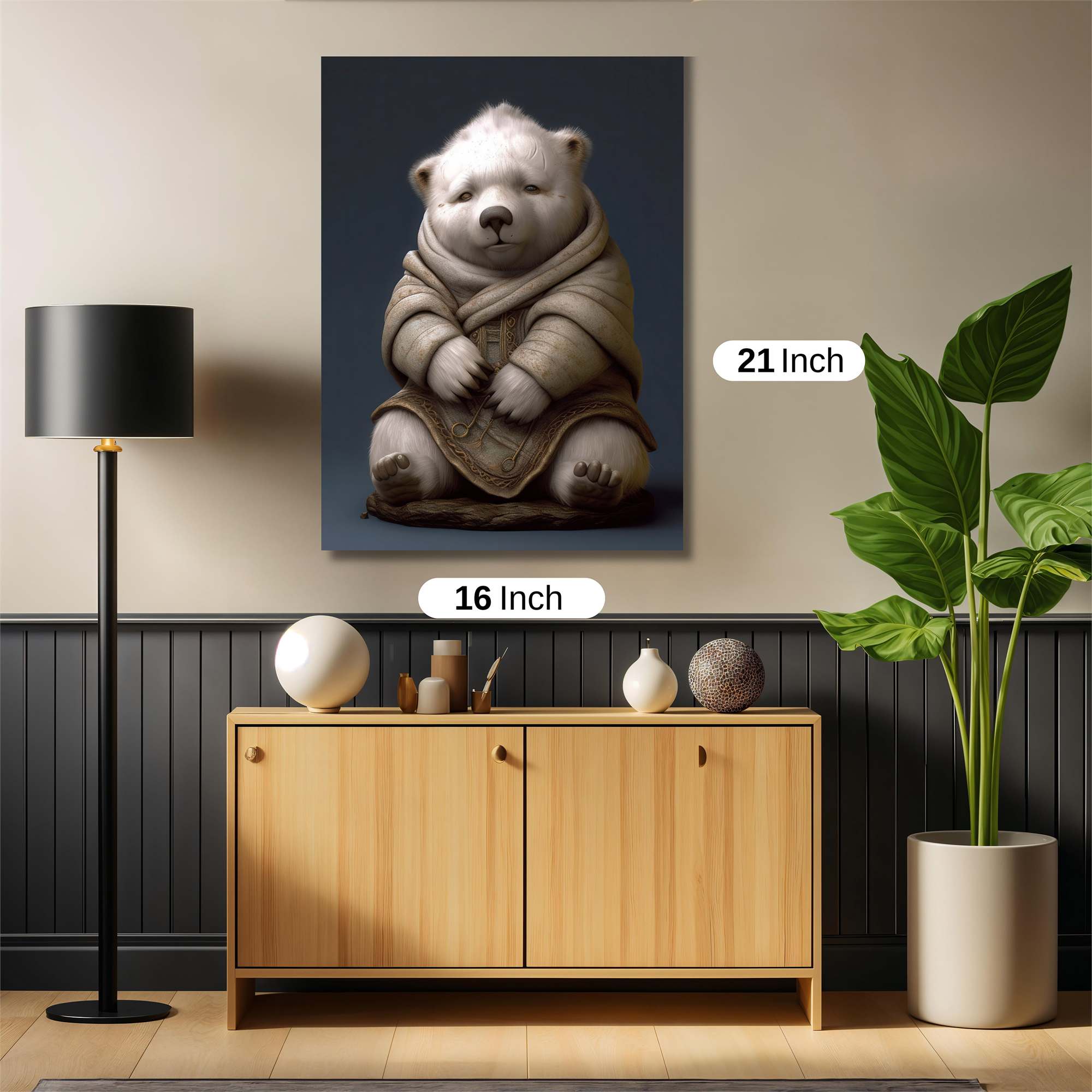 Bear Serenity Safe Wall Magnetic / M