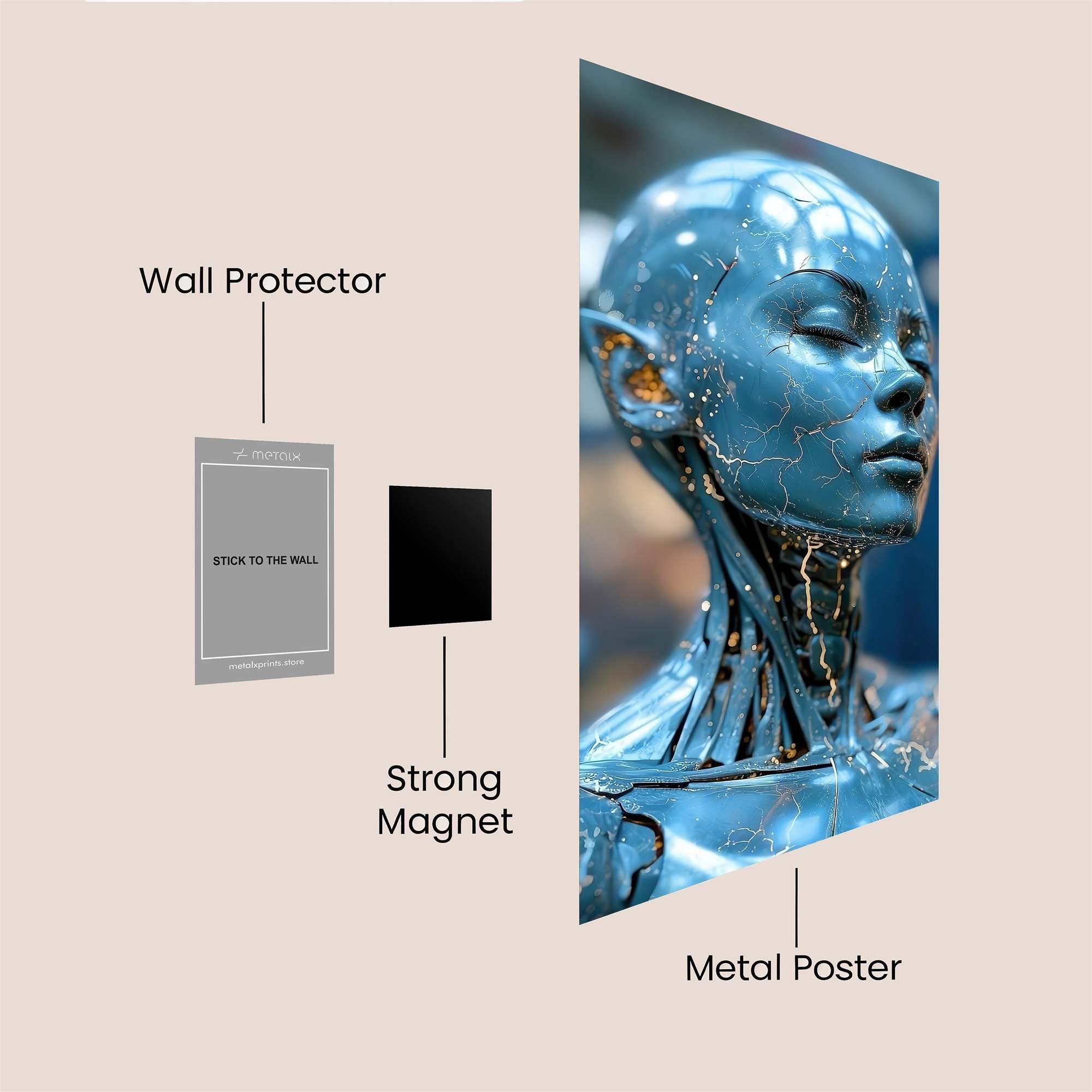 Android Serenity Safe Wall Magnetic / M
