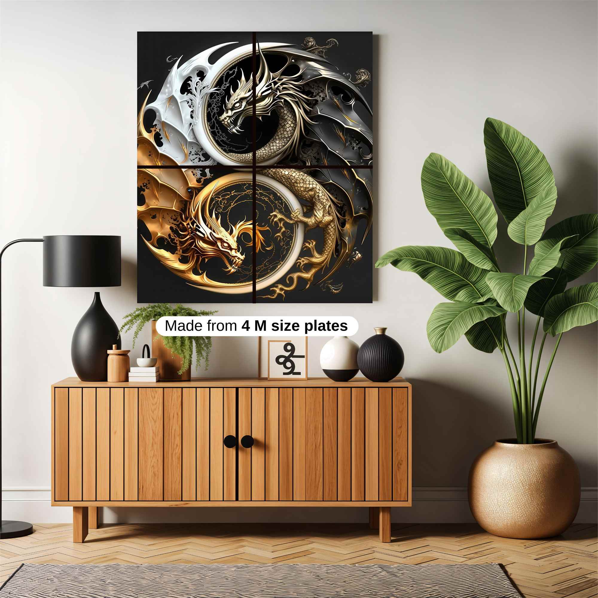 Dragons' Duality Safe Wall Magnetic / M