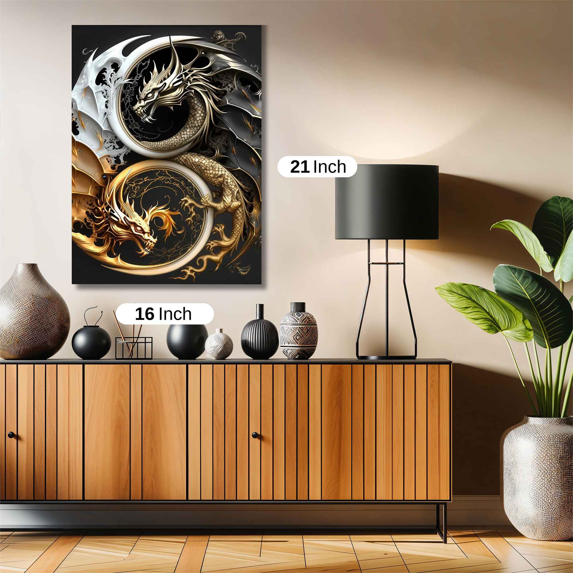 Dragons' Duality Safe Wall Magnetic / M