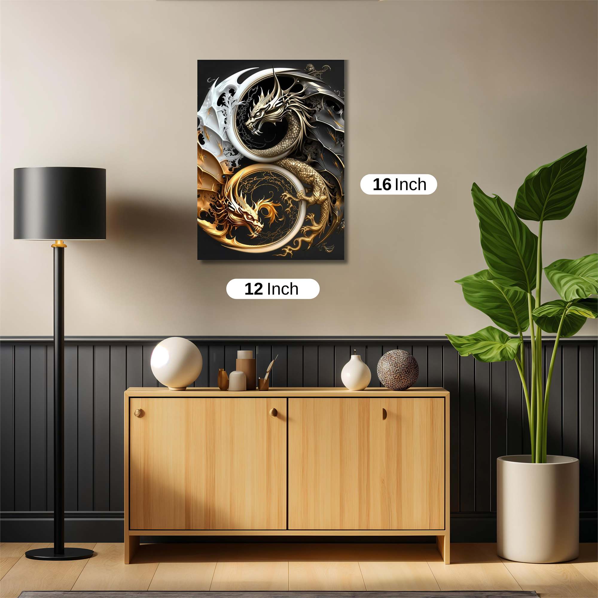 Dragons' Duality Safe Wall Magnetic / M