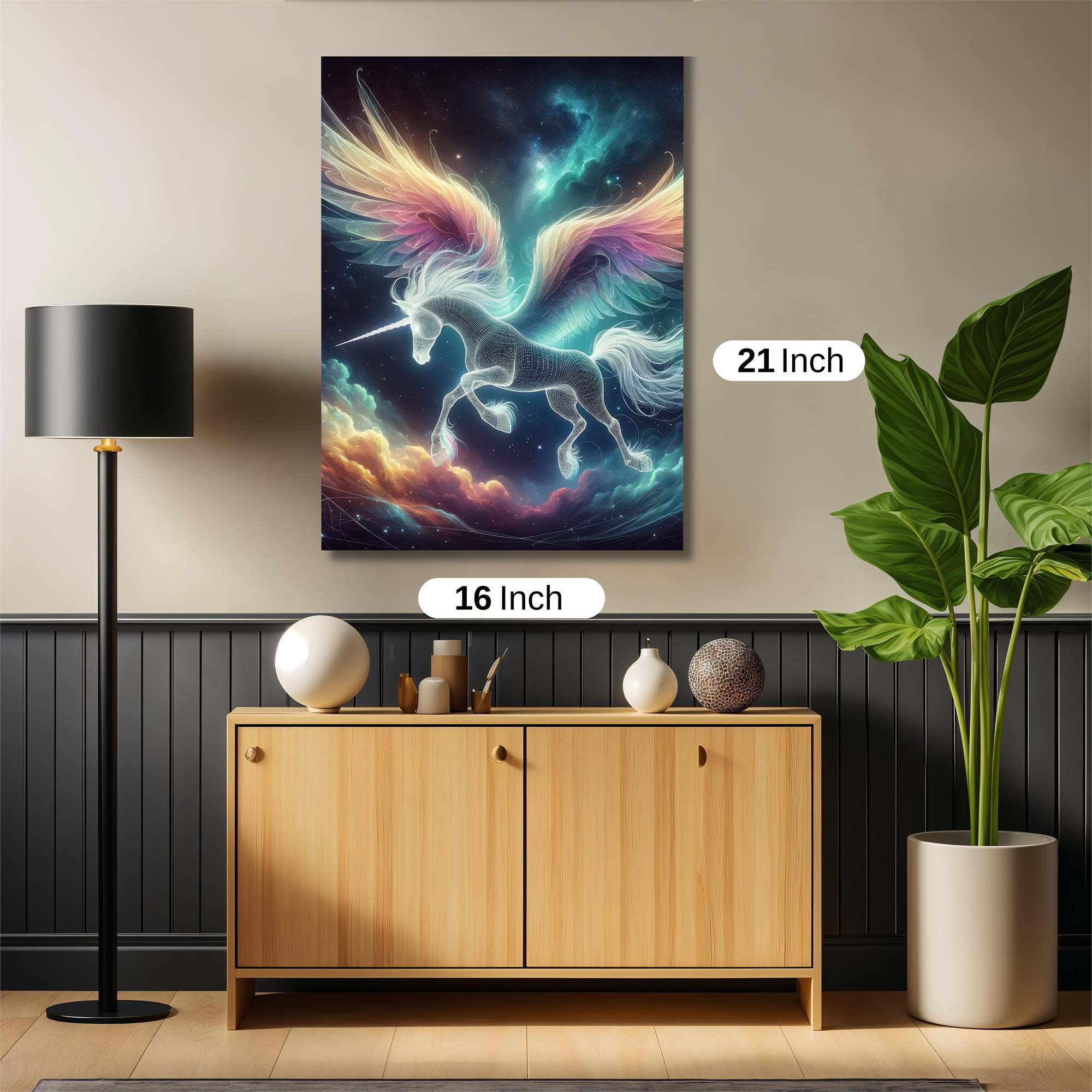 Unicorn Dreamscape Safe Wall Magnetic / M