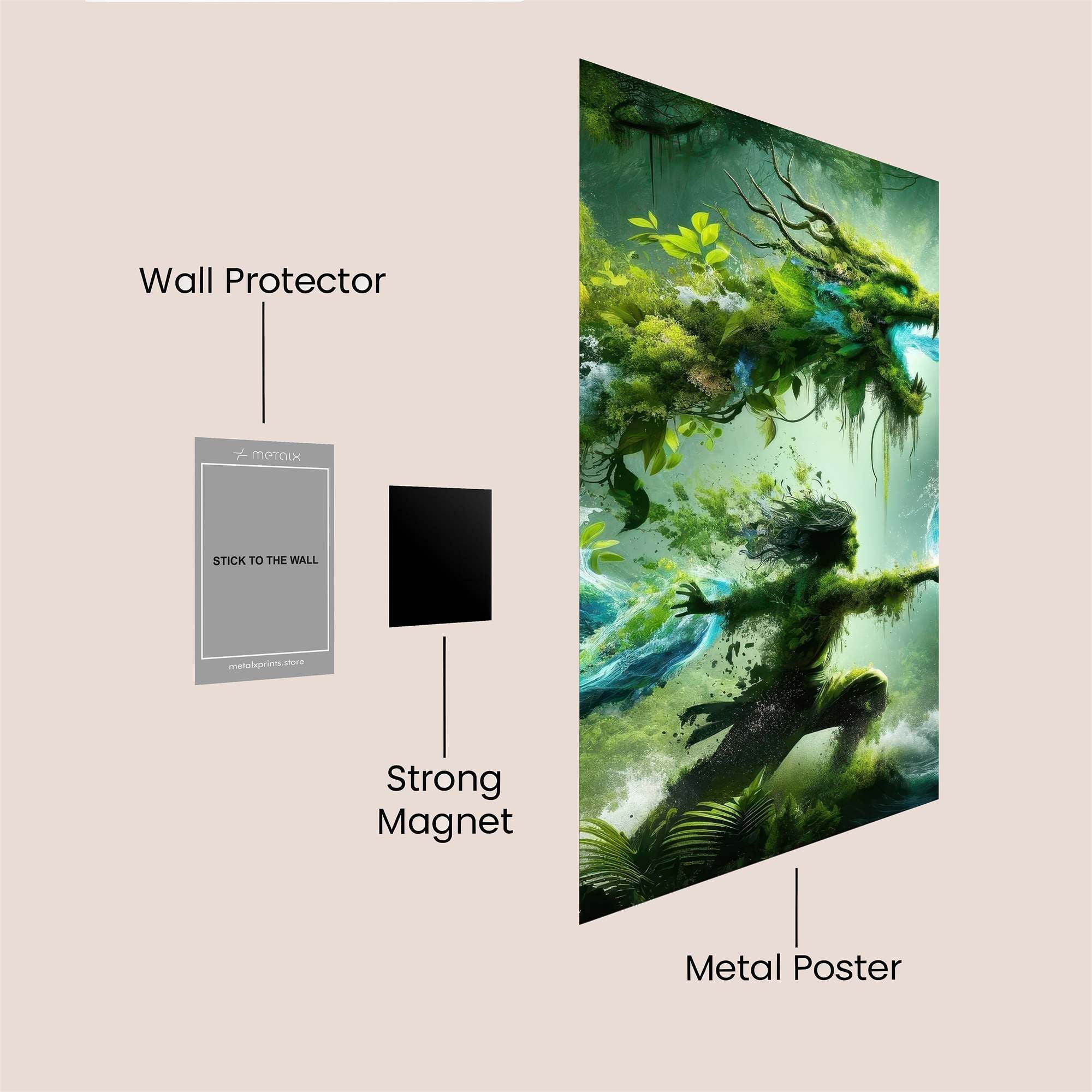 Forest Guardian Safe Wall Magnetic / M