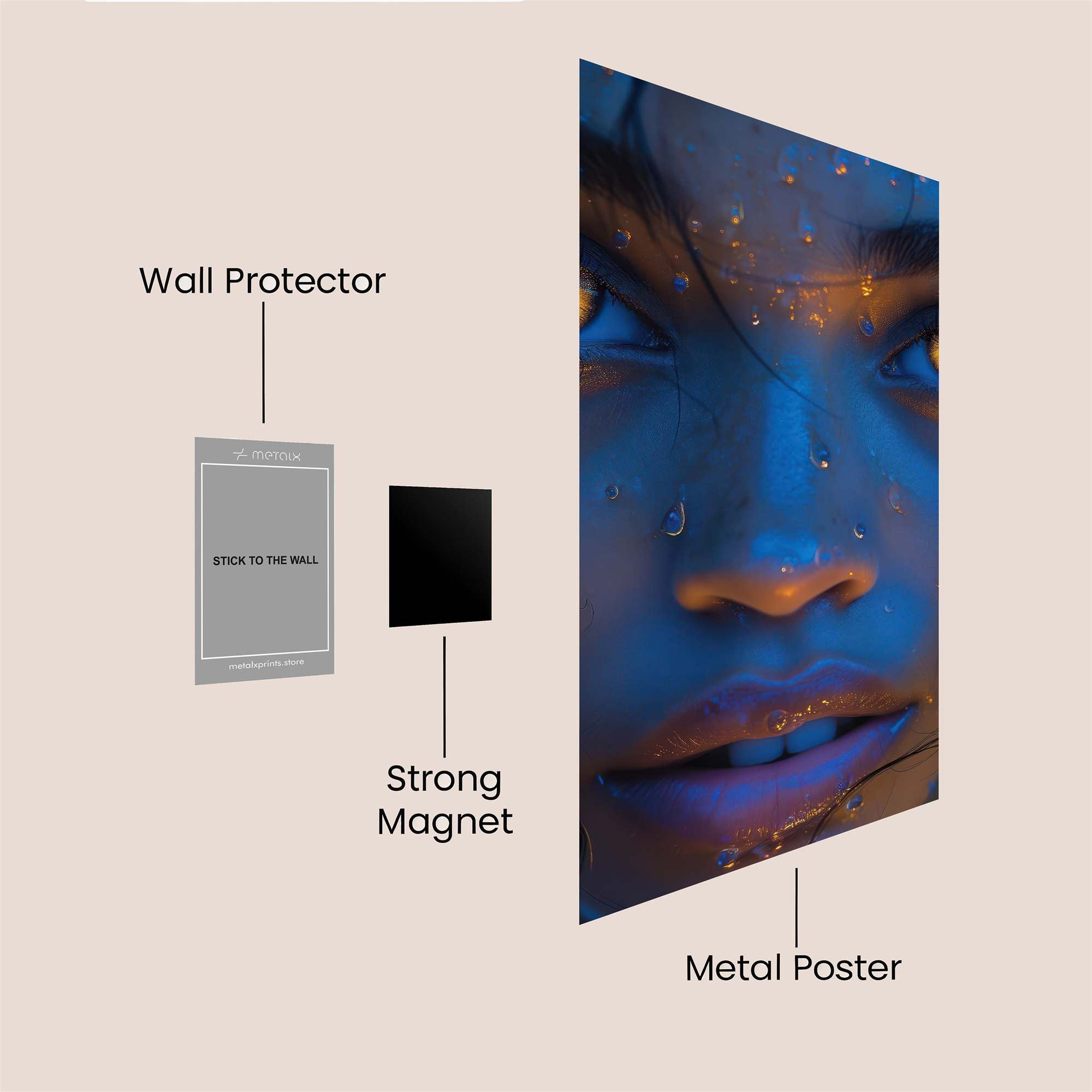 Gaze Enigmatic Safe Wall Magnetic / M