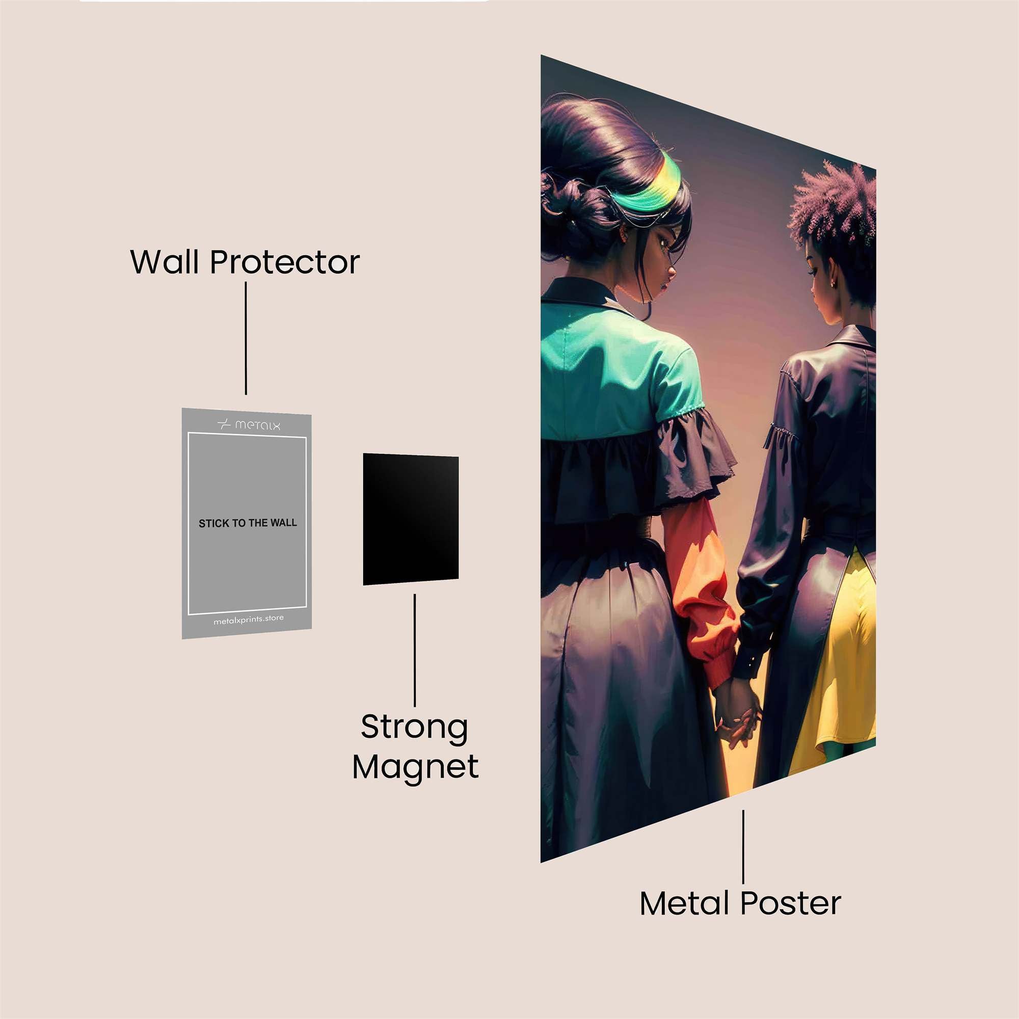 Fashion Fusion Safe Wall Magnetic / M