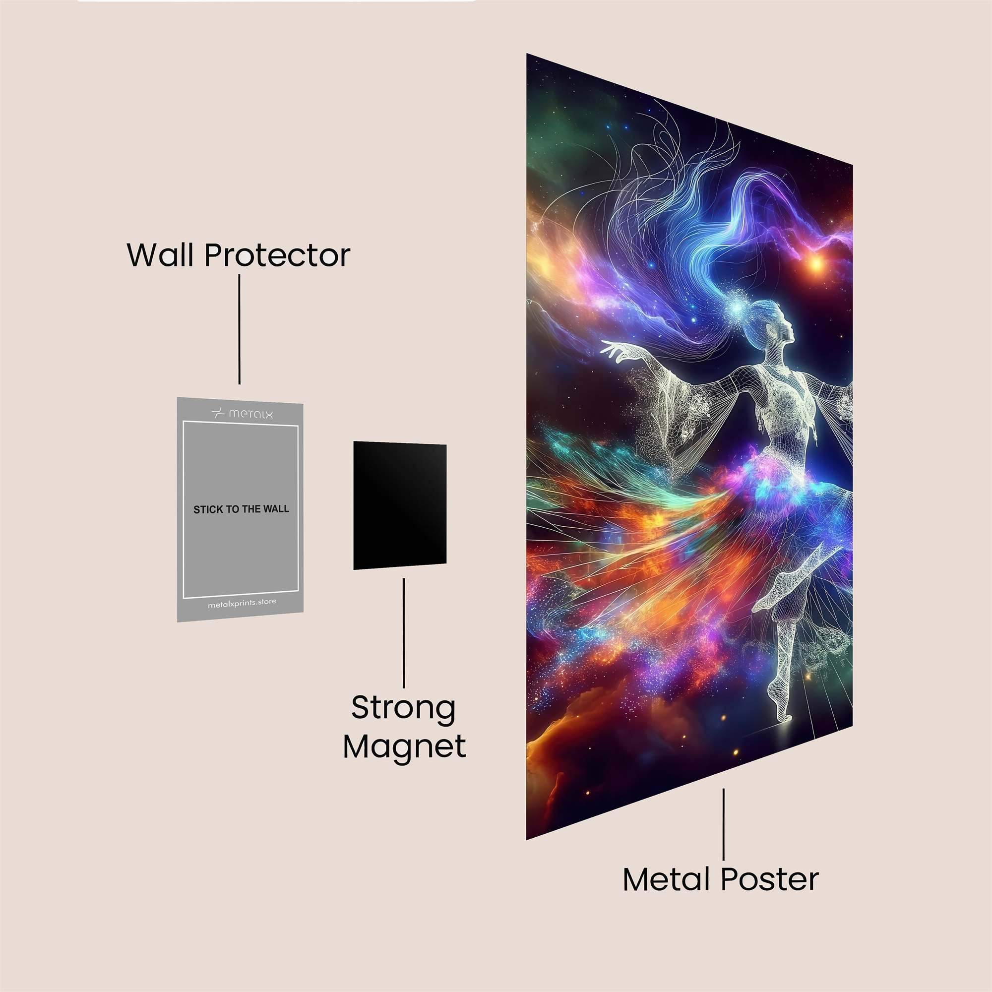 Cosmic Dance Safe Wall Magnetic / M