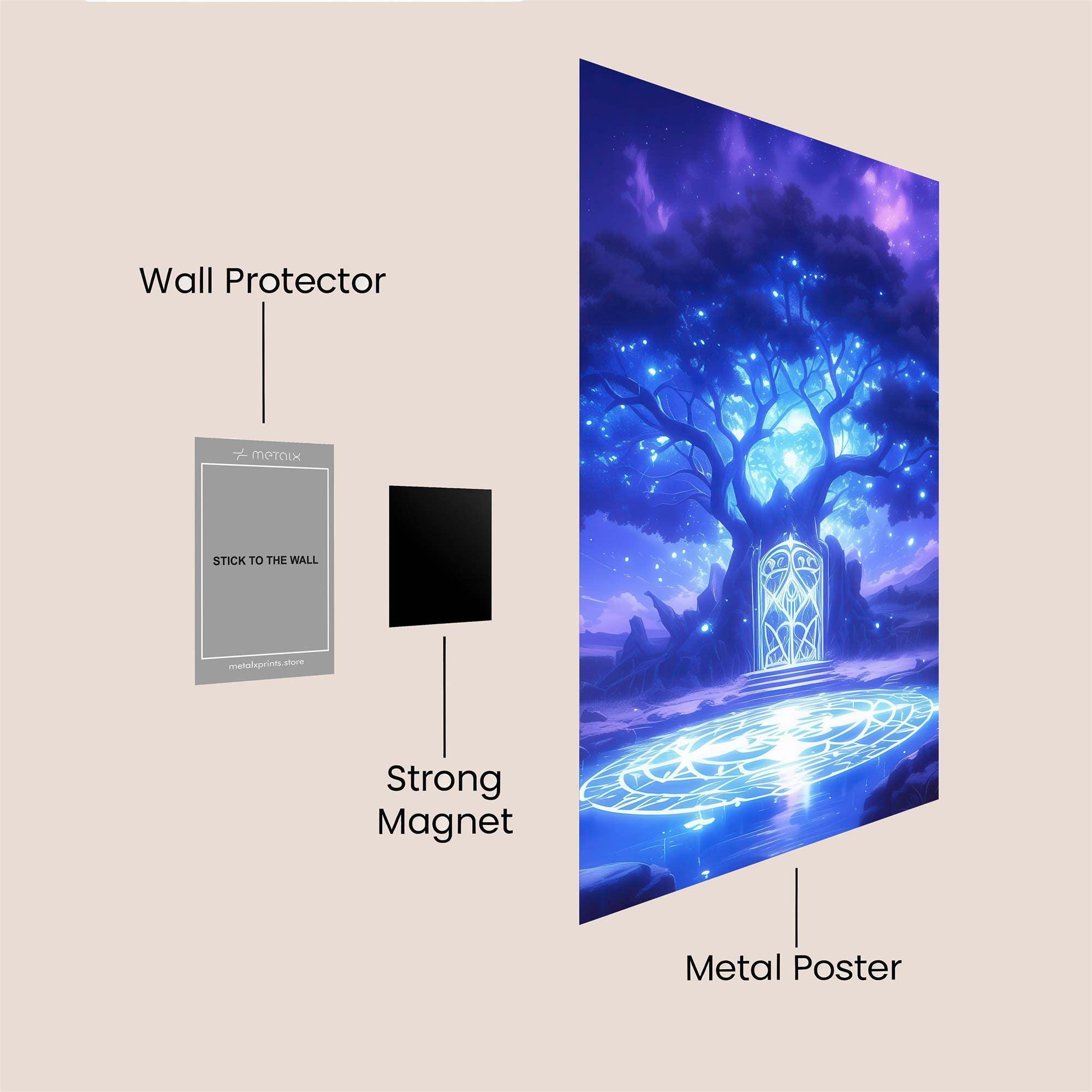Mystic Haven Safe Wall Magnetic / M