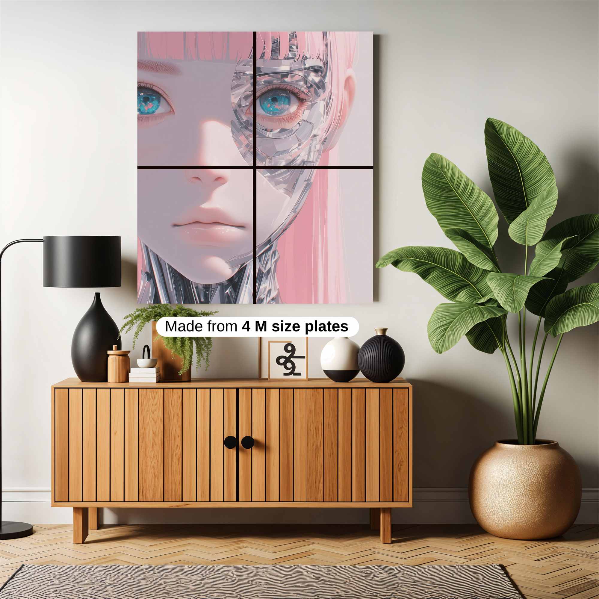 Cyber Serenity Safe Wall Magnetic / M