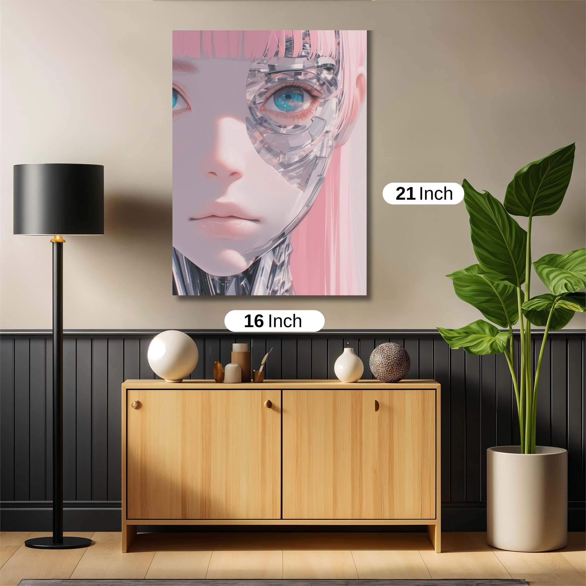 Cyber Serenity Safe Wall Magnetic / M