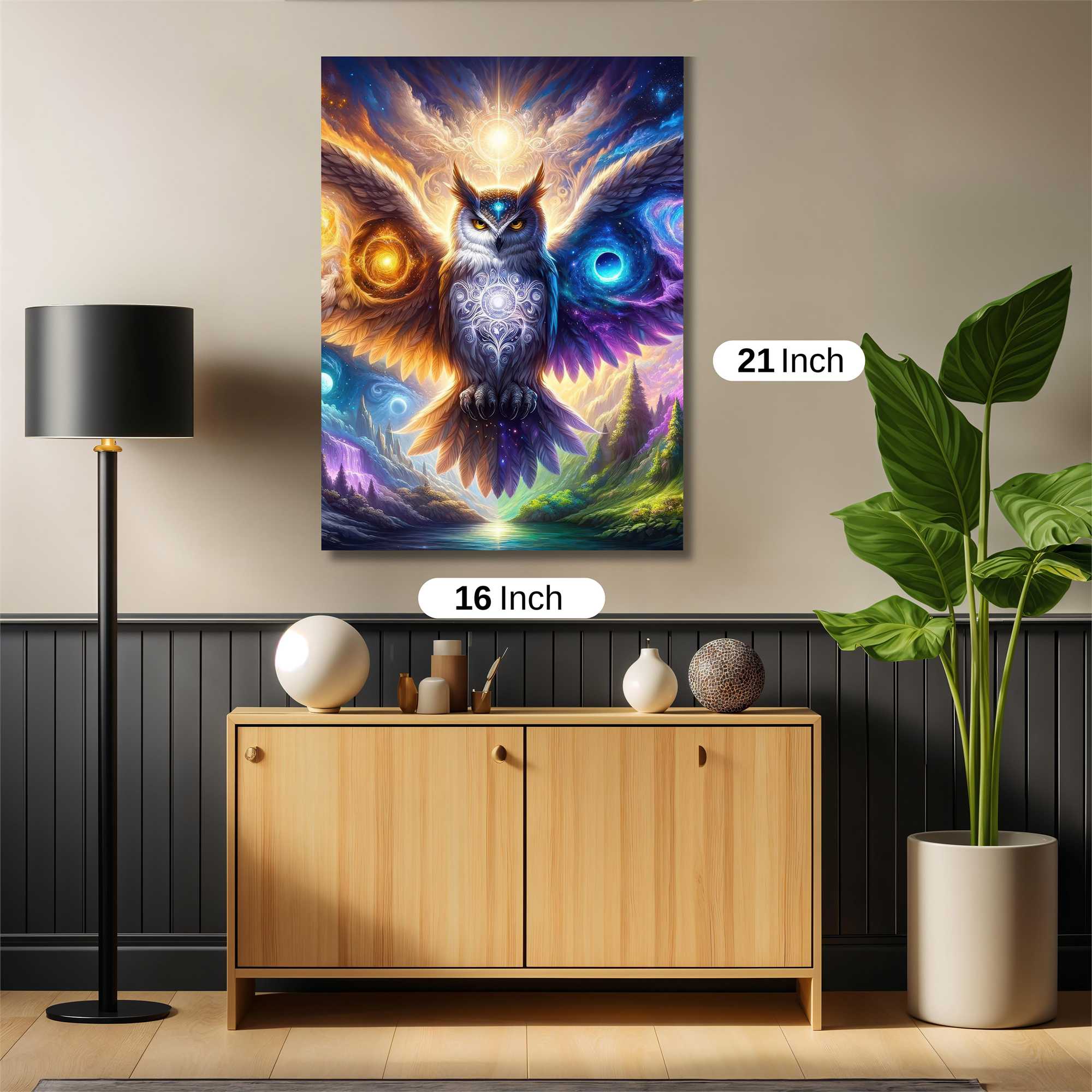 Cosmic Owl Safe Wall Magnetic / M