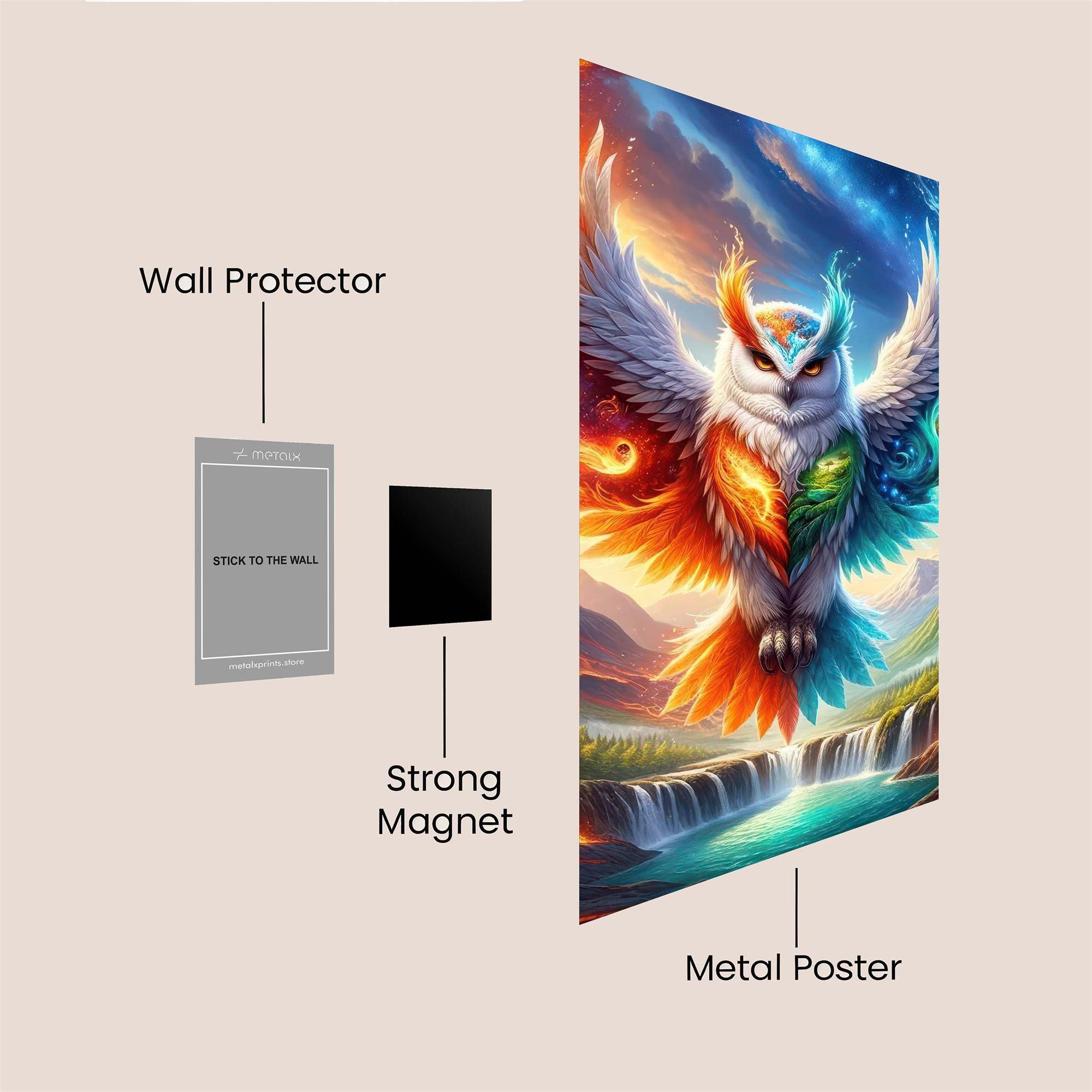 Phoenix Harmony Safe Wall Magnetic / M