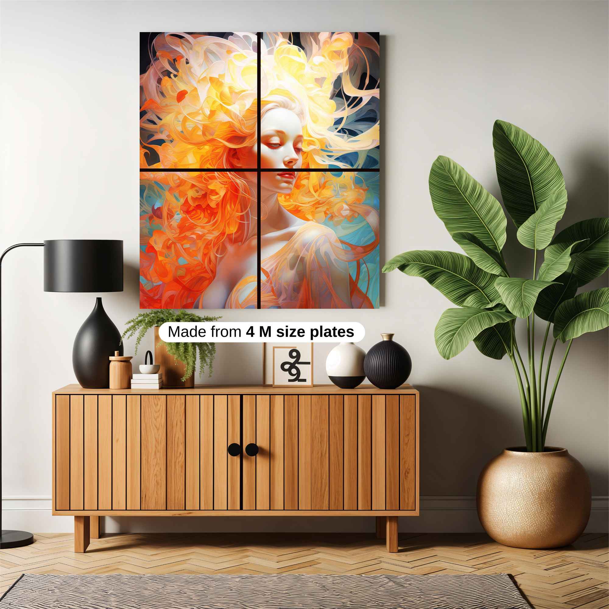 Flame Serenity Safe Wall Magnetic / M