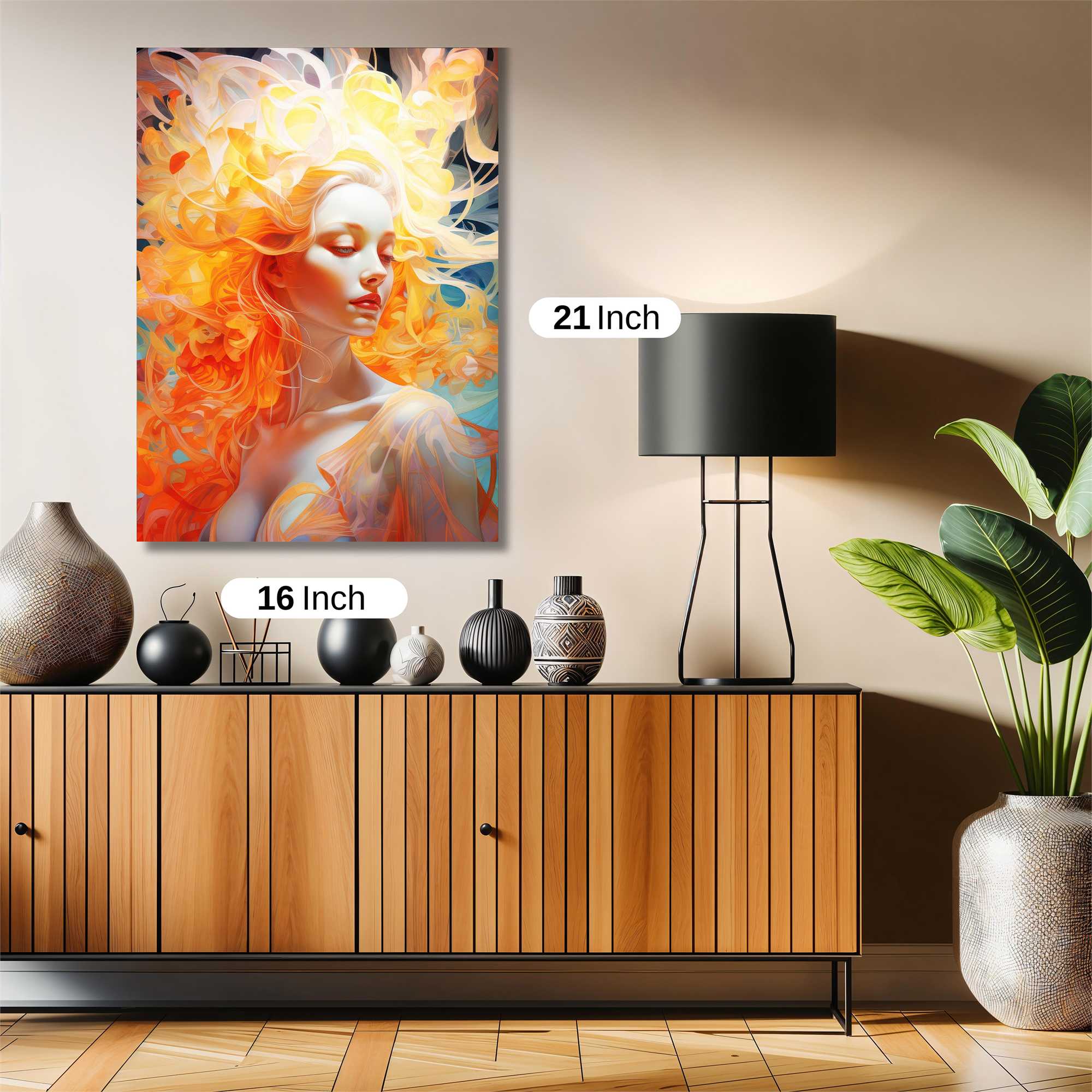 Flame Serenity Safe Wall Magnetic / M