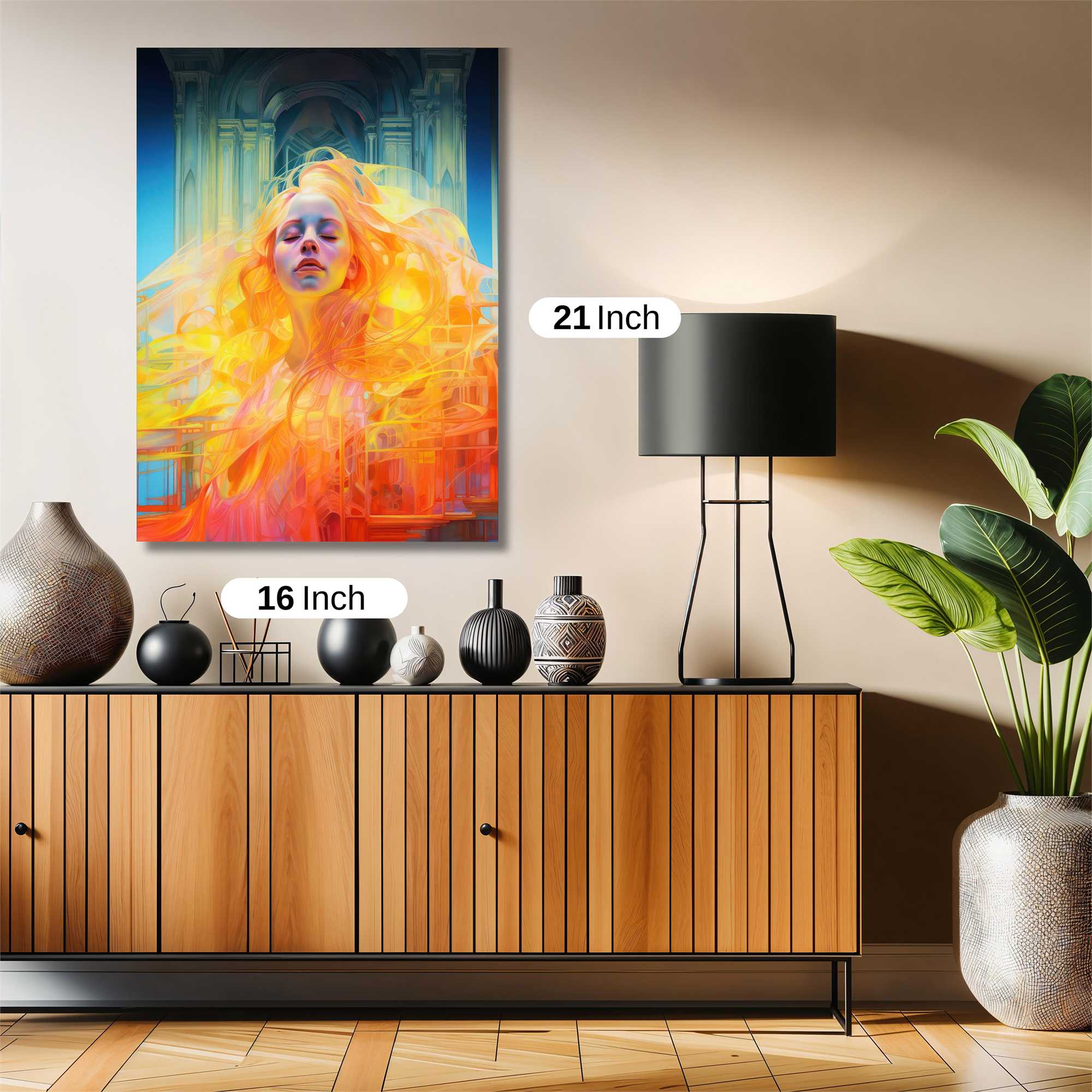 Flame Serenity Safe Wall Magnetic / M