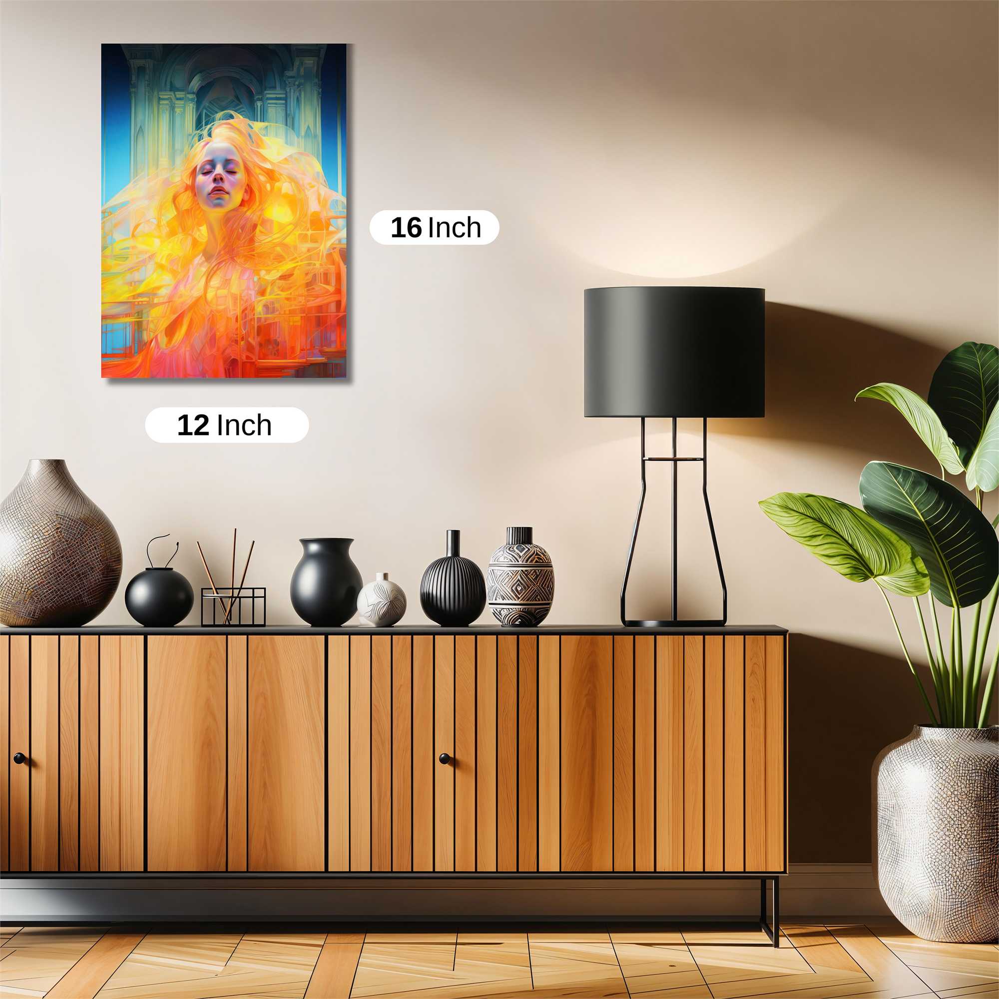 Flame Serenity Safe Wall Magnetic / M