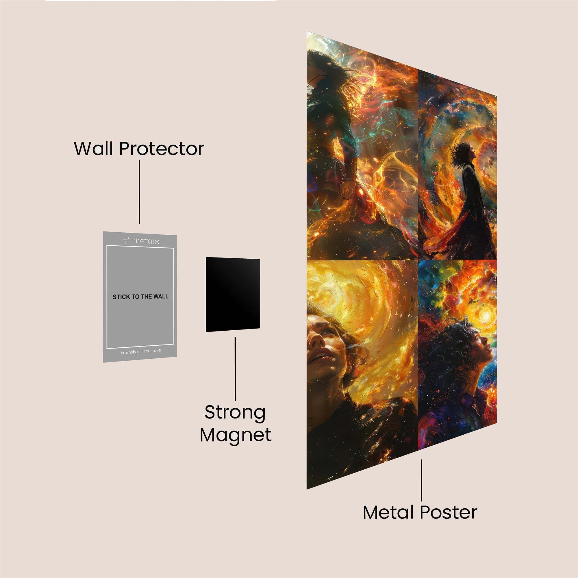 Cosmic Wonder Safe Wall Magnetic / M